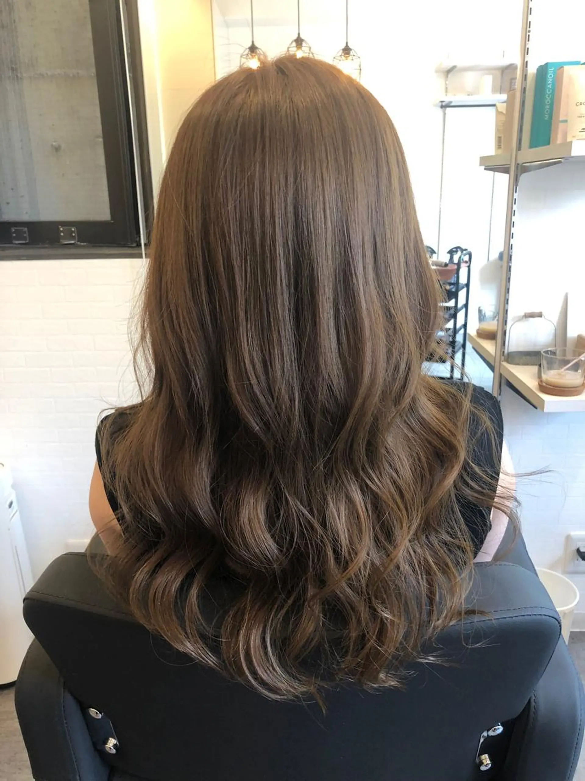 セミロング シールエクステ エクステ ヘアカラー トリートメント 100%高級人毛使用 LANIUMEDAのヘアスタイル