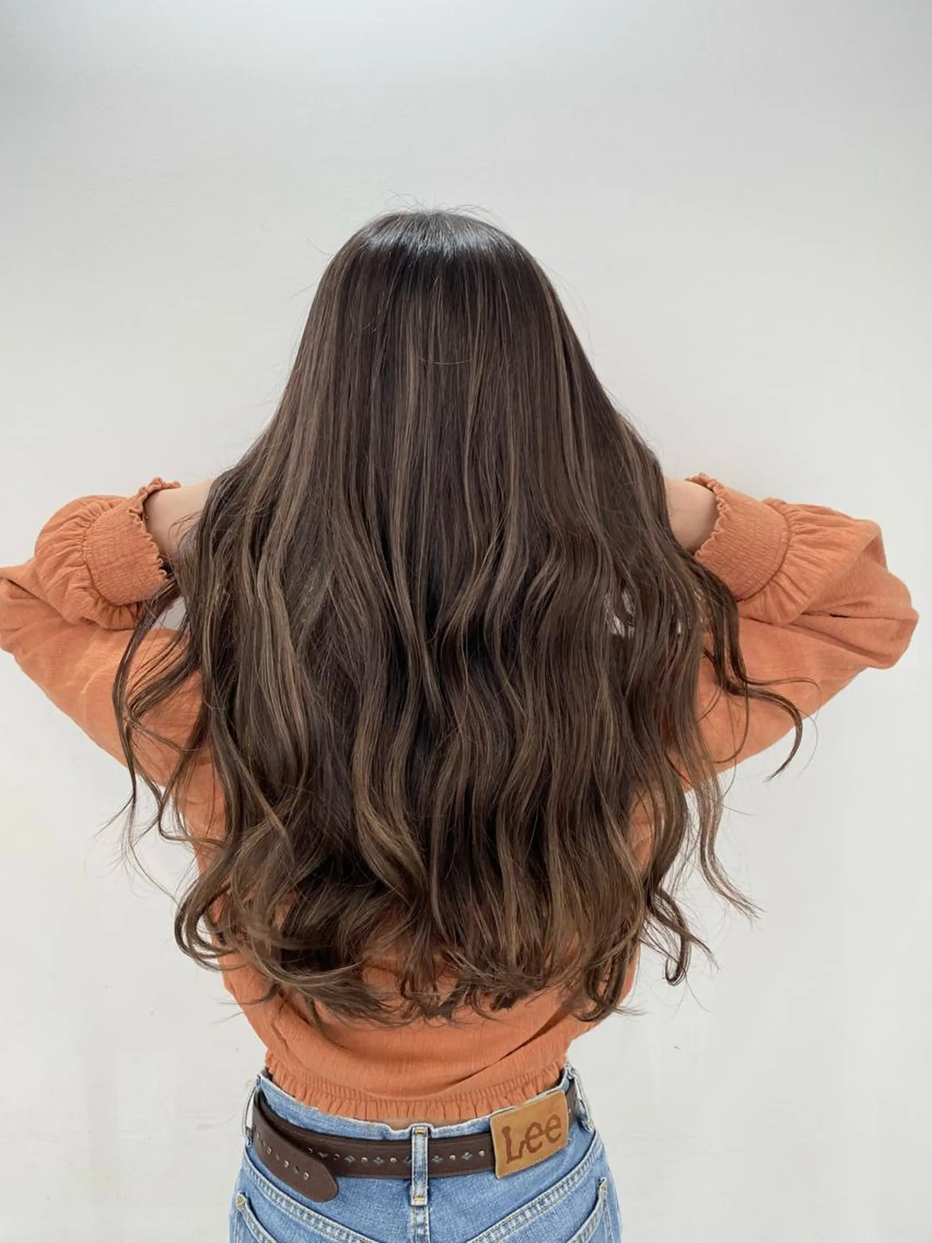 ロング カラー opus 店長大和 レイヤー/赤み消しのヘアスタイル