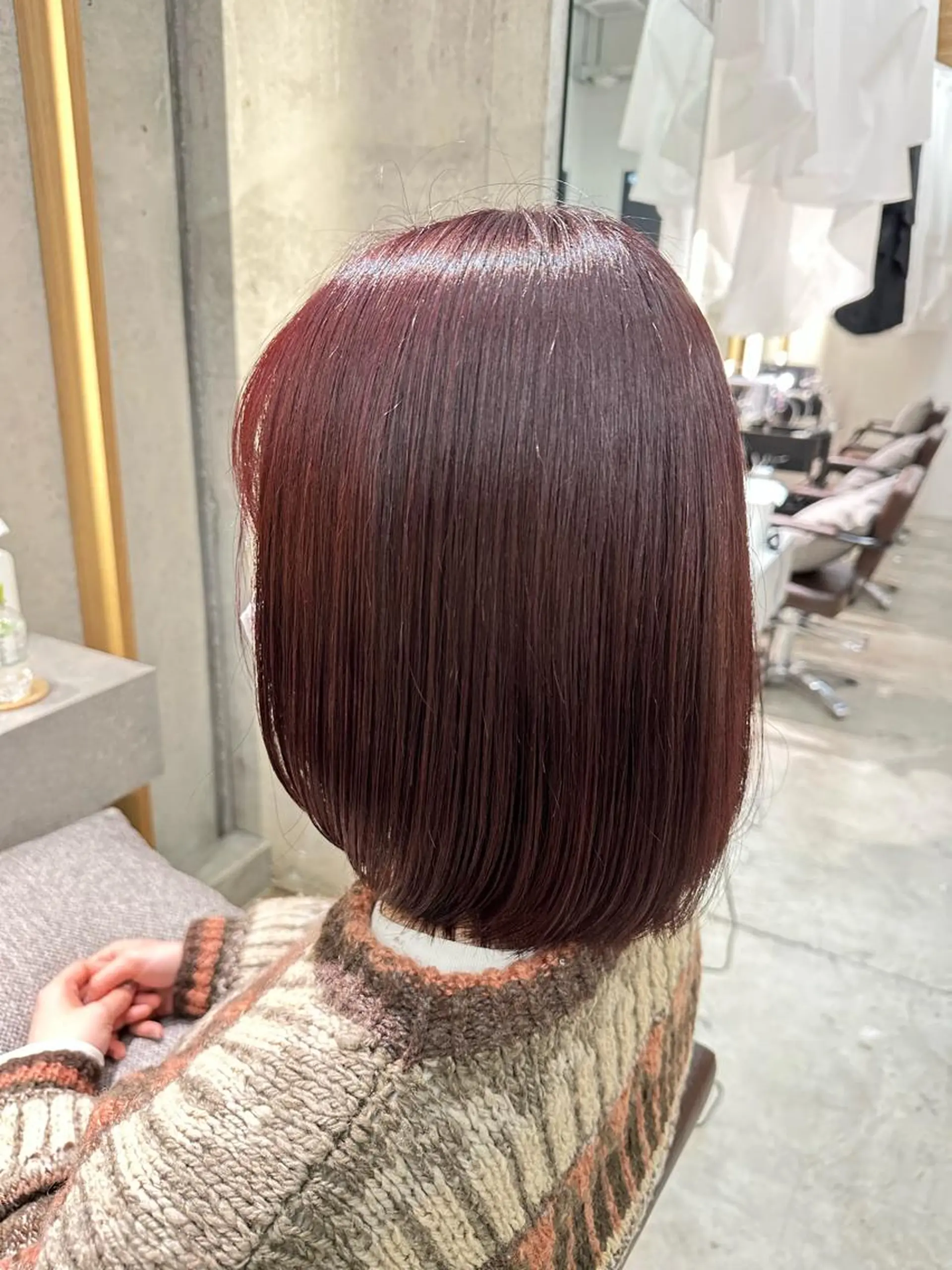 カラー タグチ アスカのヘアスタイル