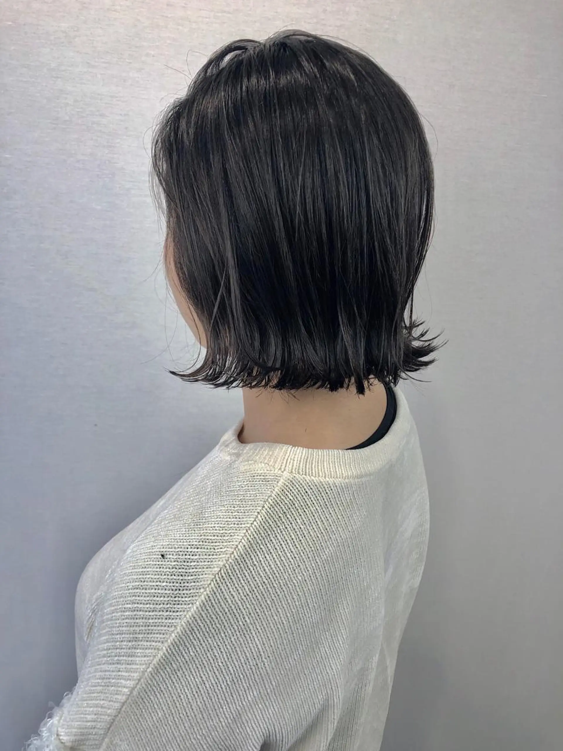 ミディアム カラー 切りっぱなしボブ ボブ カット 🤍2nd🤍田所 美希のヘアスタイル