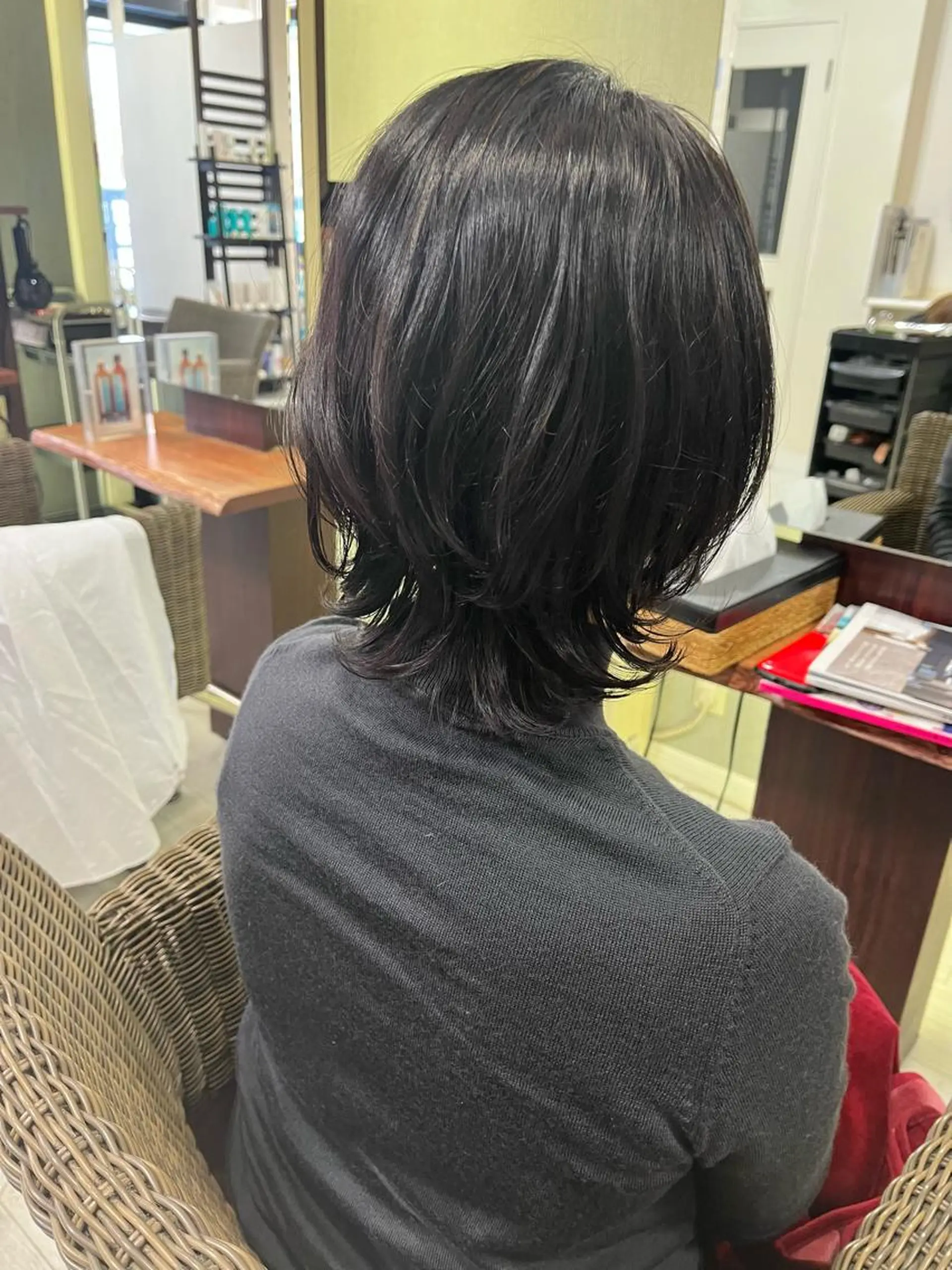 ショート くせ毛 カット ヘッドスパ ママ美容師 ＊ヒマワリのヘアスタイル