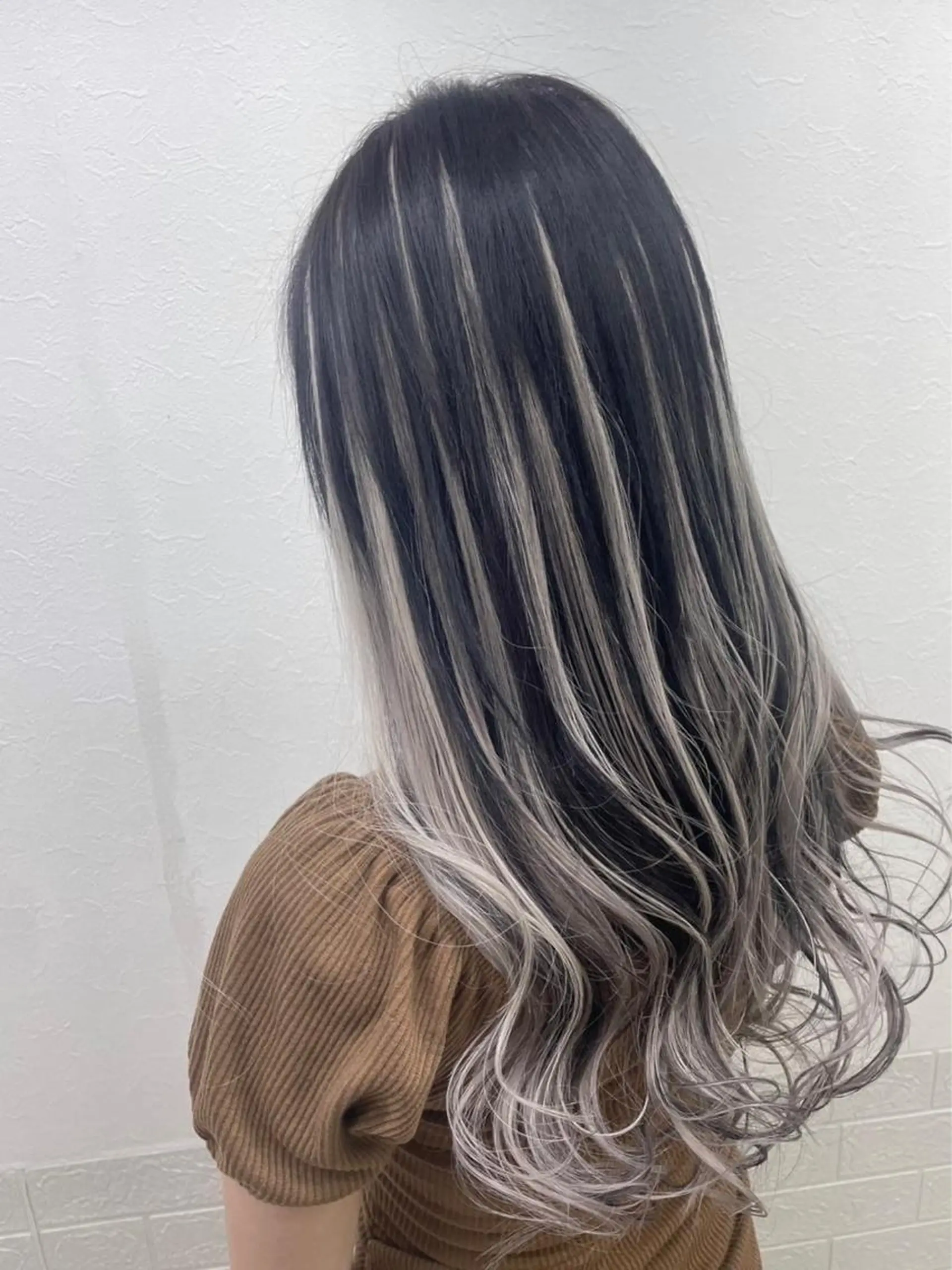 カラー ダブルスキルエクステ /羽エクステ白石宇由のヘアスタイル