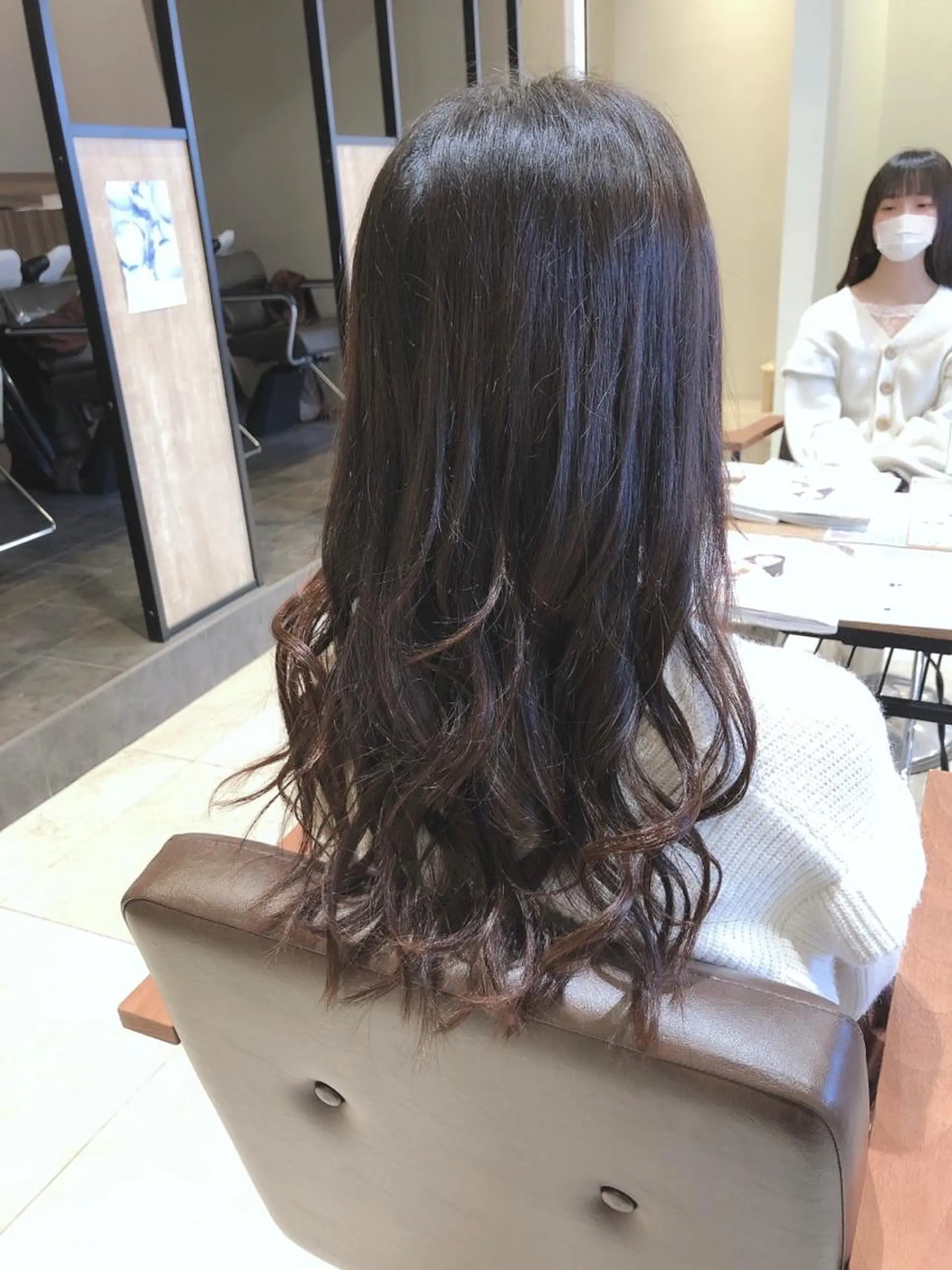 ロング パーマ デジタルパーマ パーマ 安田 美由紀のヘアスタイル