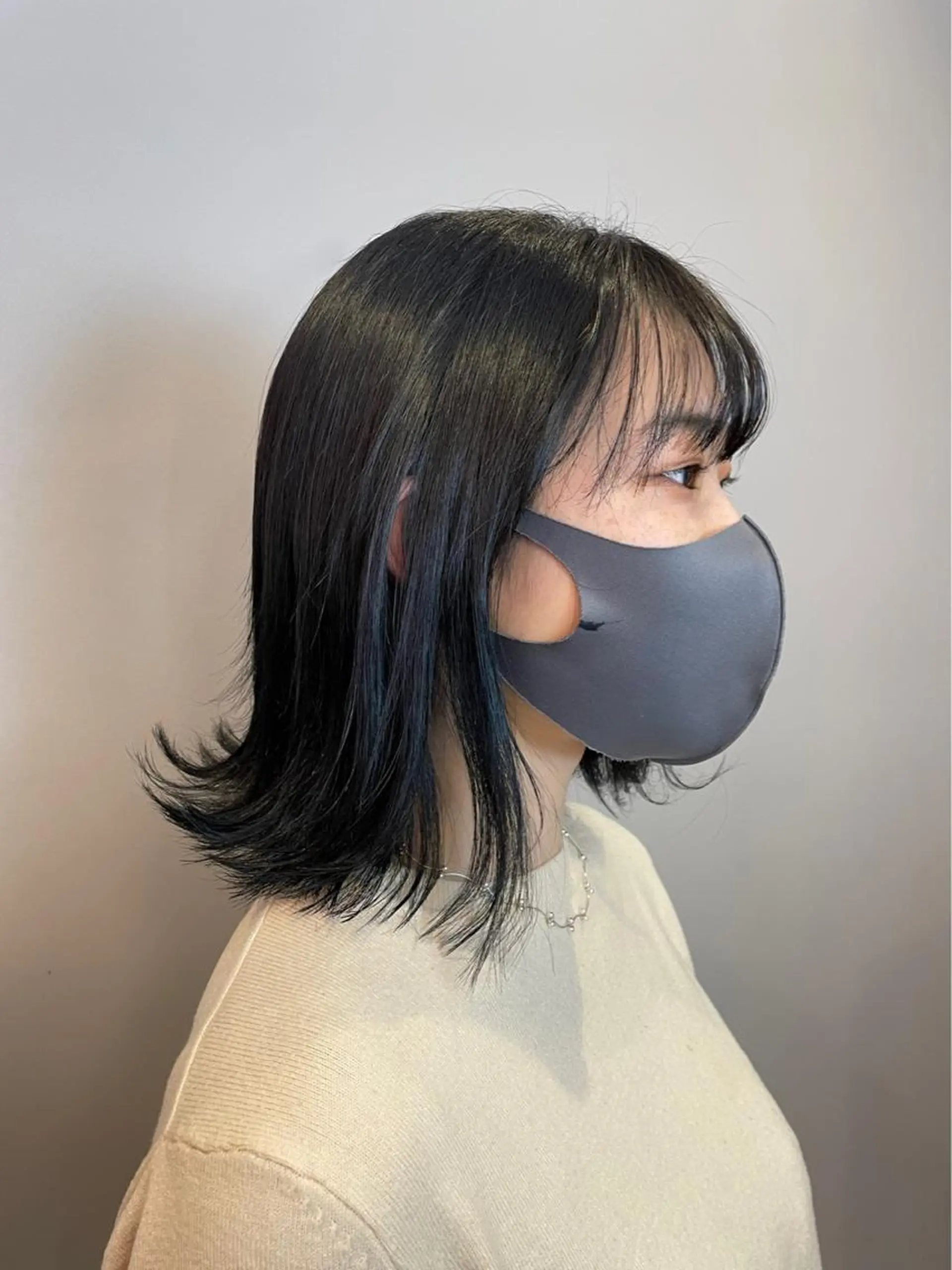 ミディアム カラー さと ちはるのヘアスタイル