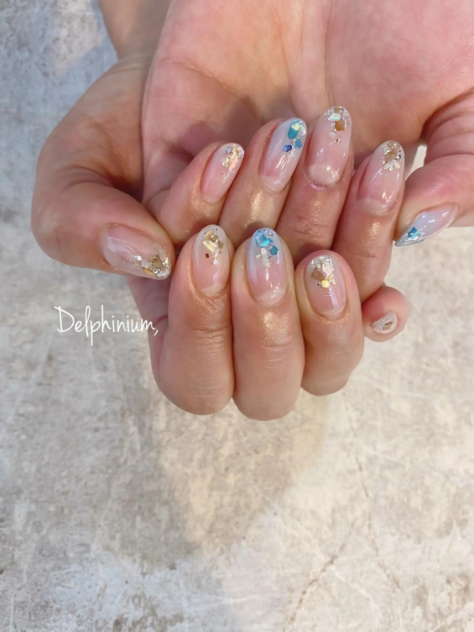 ネイル グラデーション ハンドネイル 岡本 友恵のネイルデザイン