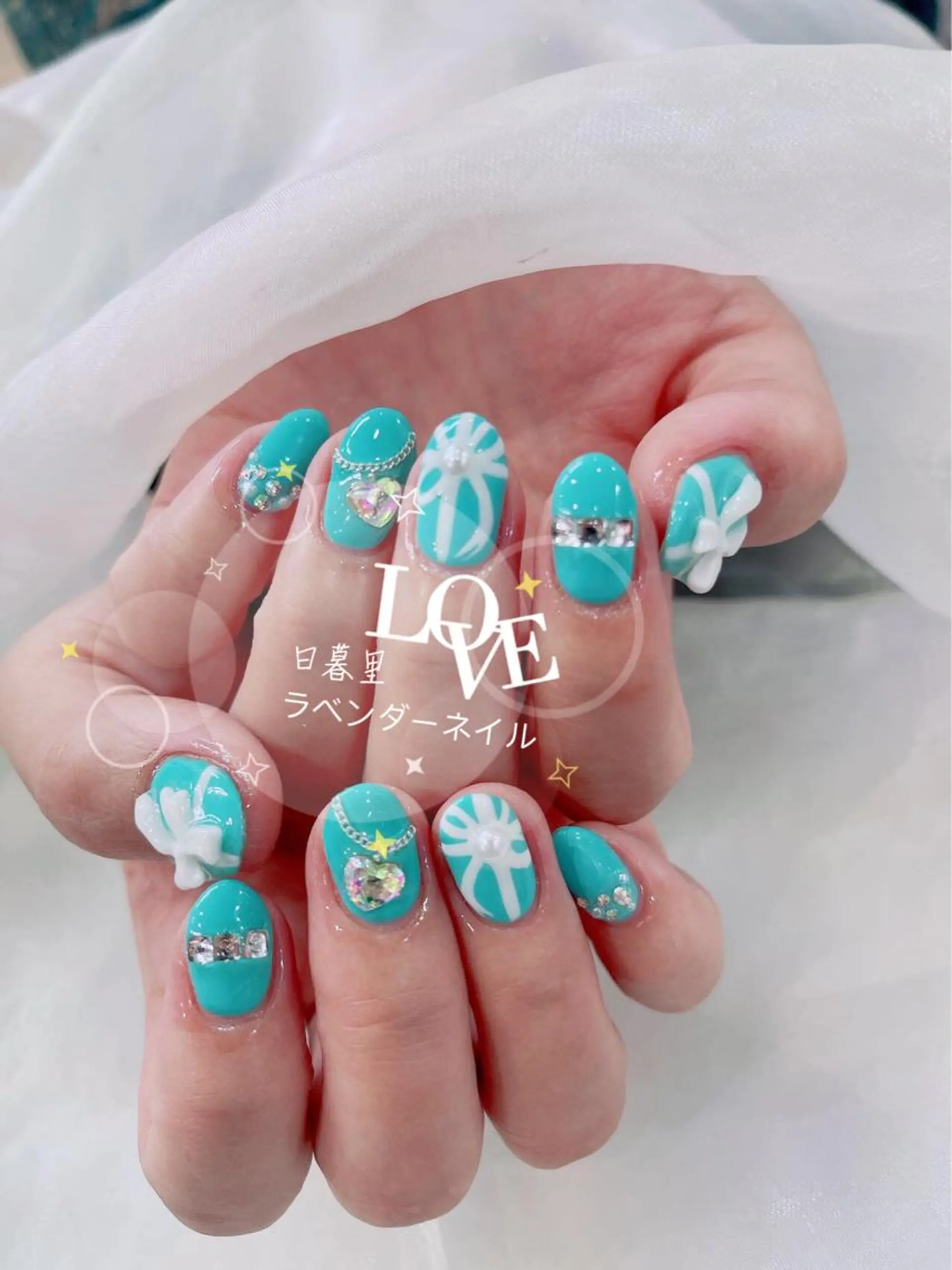 ネイル ラベンダー💖日暮里 ルル💖ネイルのネイルデザイン