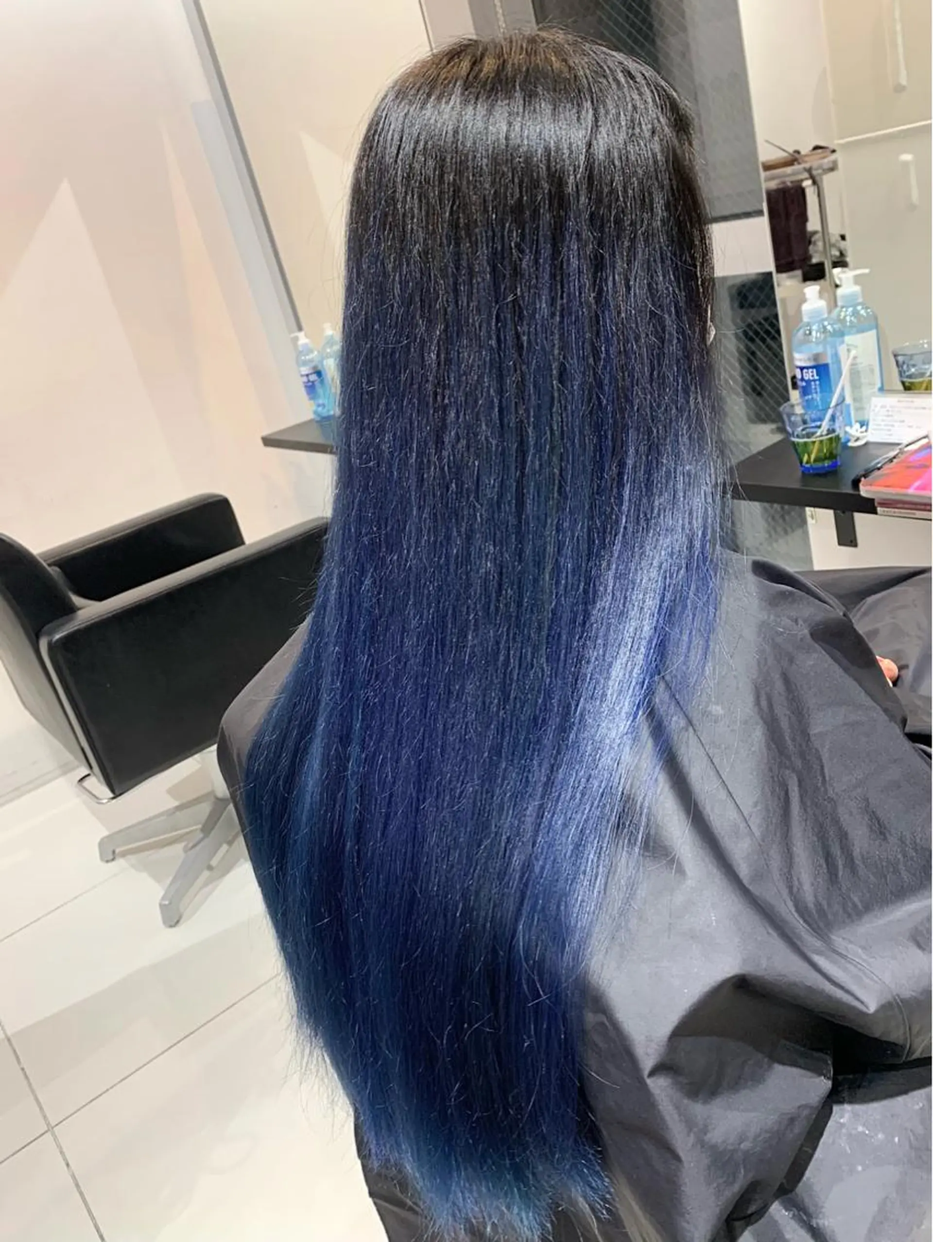 ロング カラー ベージュカラー グラデーションカラー ハイライトカラー くせ毛 外国人風カラー 阿部 圭悟のヘアスタイル