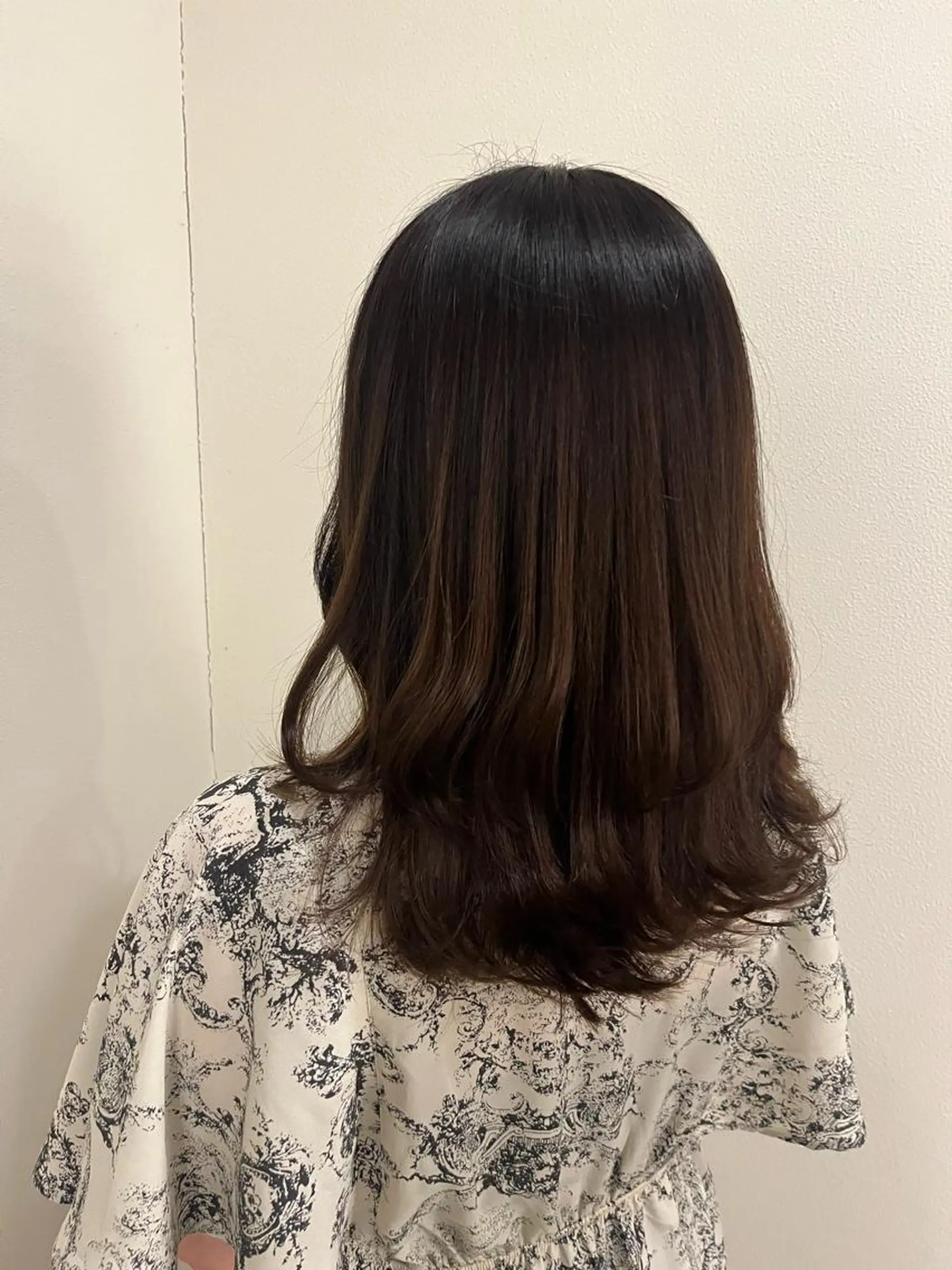 セミロング 坂 瑞希のヘアスタイル