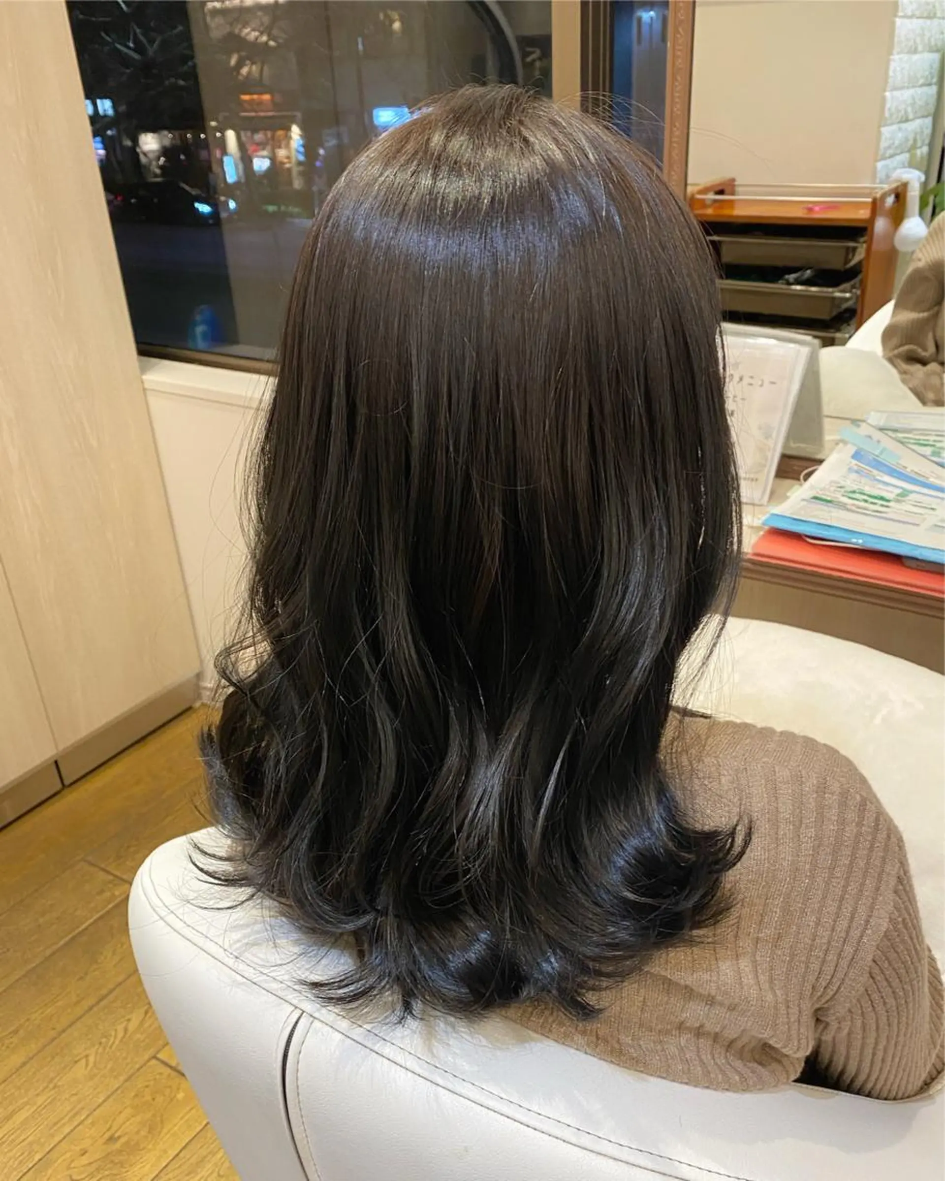 ミディアム カラー 艶感🫧透明感カラー YUKARIのヘアスタイル