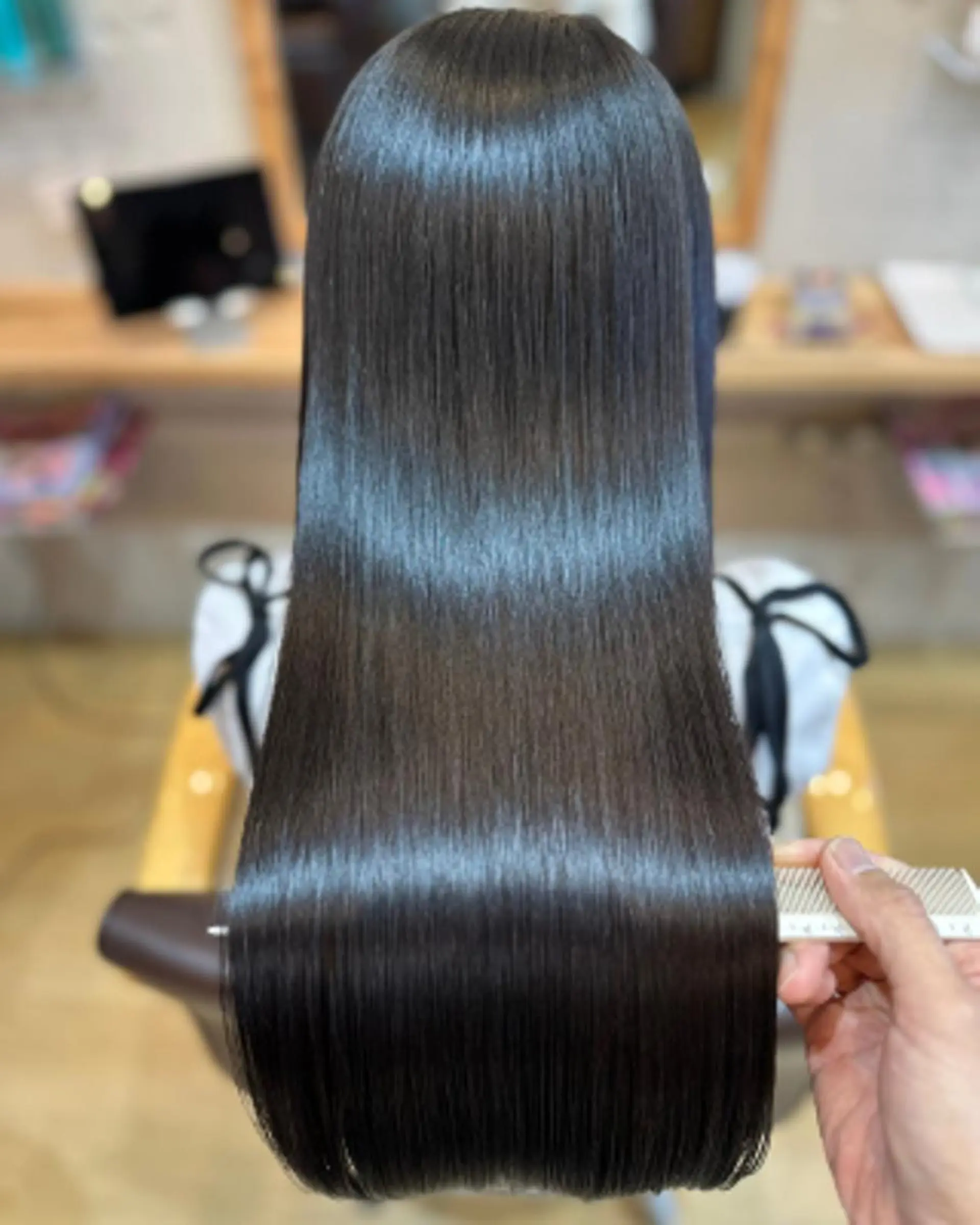 ロング カット トリートメント 【髪質改善】に特化 オリーブオイルクラブのヘアスタイル