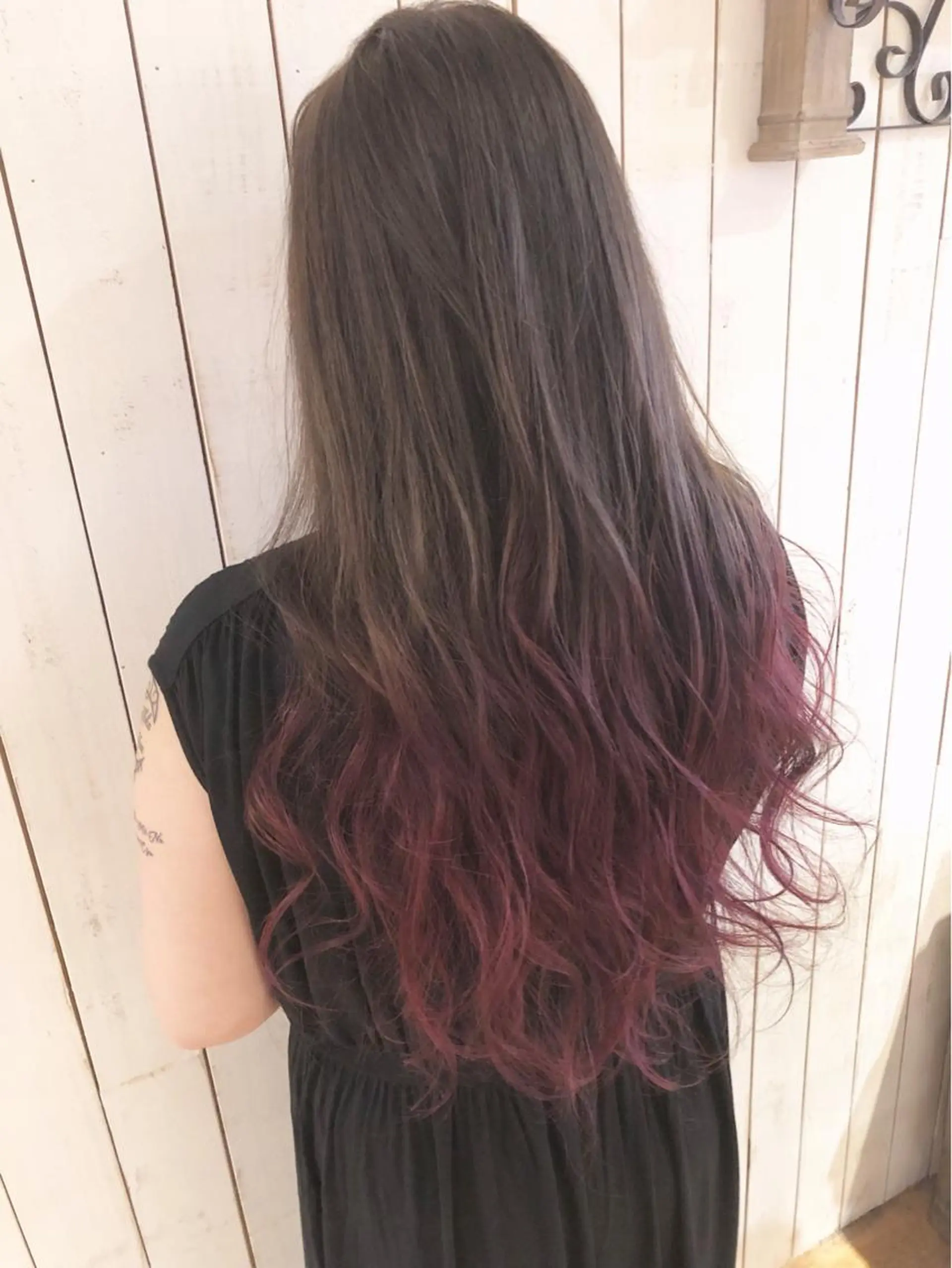 ロング ヘアカラー トリートメント Noe心斎橋 堀田 朋宏のヘアスタイル