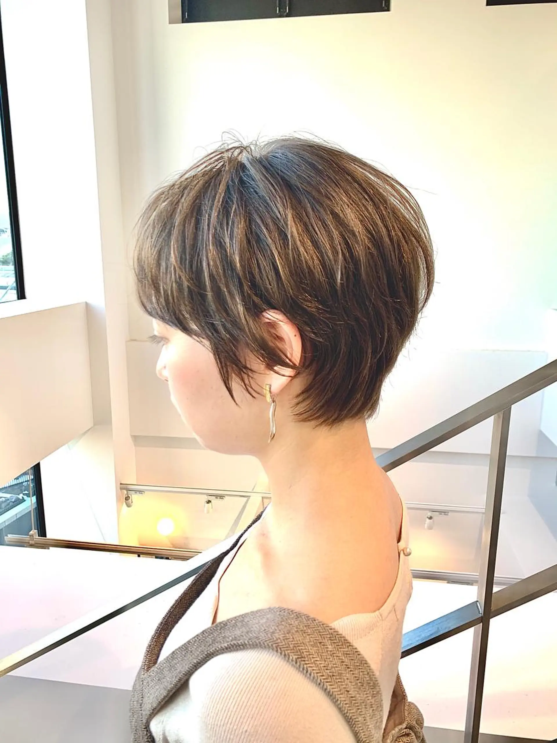 カラー 髪質改善カラー ショートボブ専門のヘアスタイル