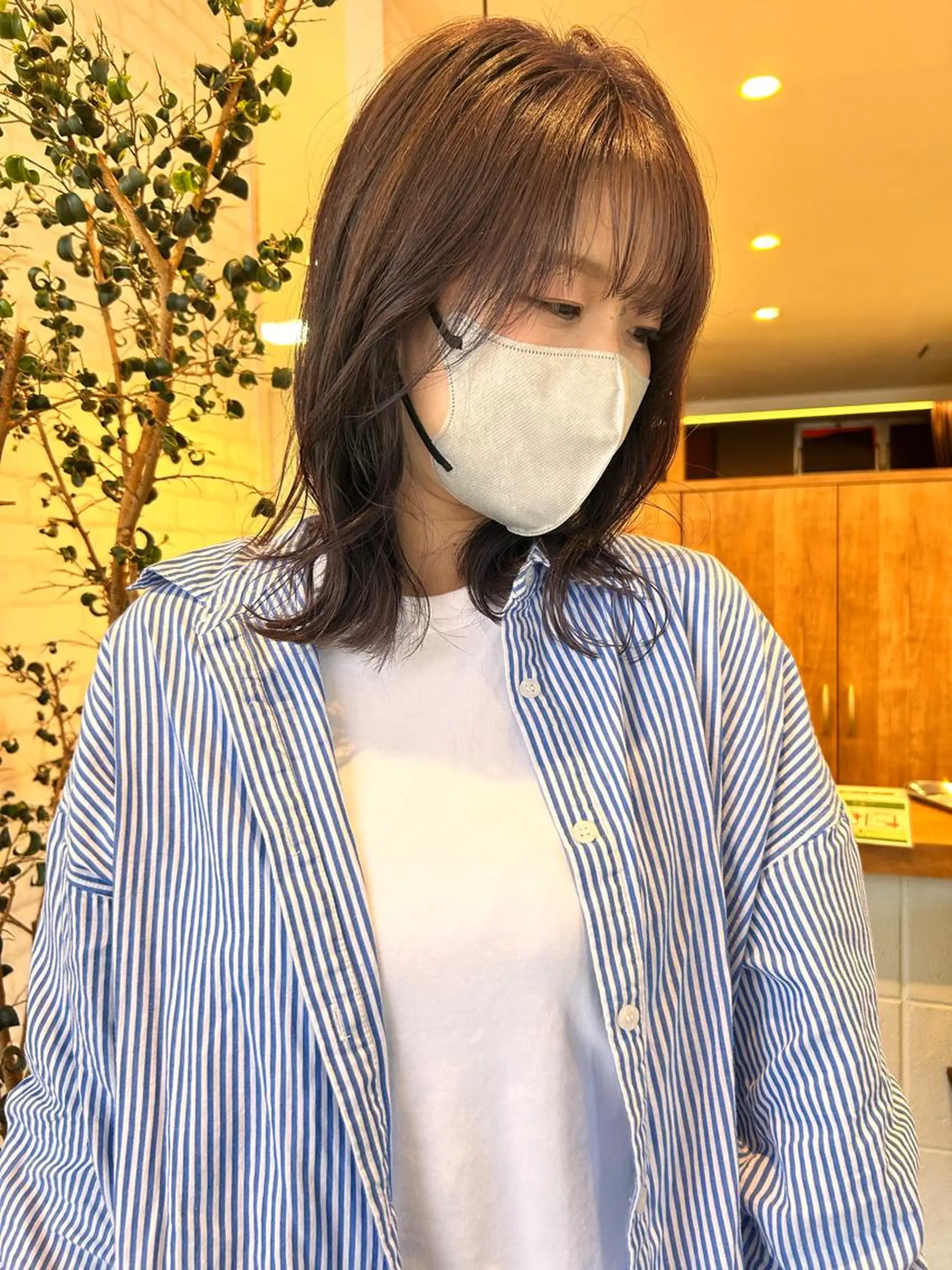 ミディアム カラー ヘアアレンジ ❣️倉敷❣️美髪 カラー能登一成のヘアスタイル