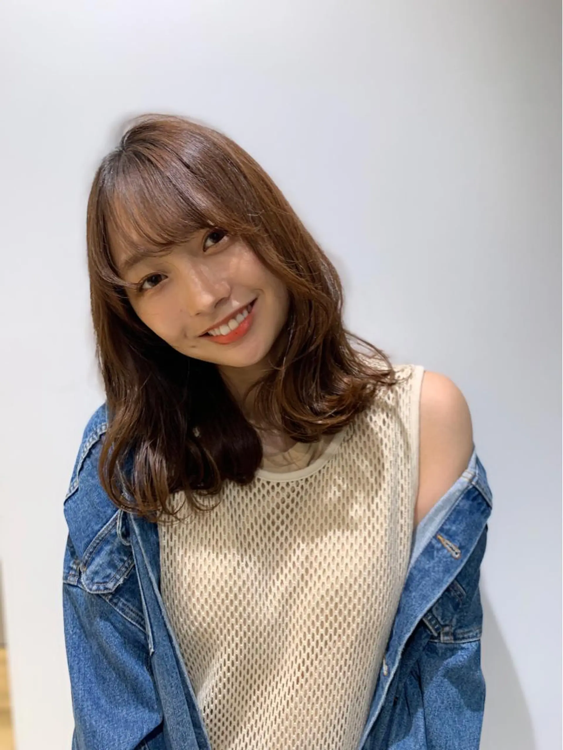 ミディアム カット ヘアカラー トリートメント 大姶良 友輝の眉毛・アイブロウイメージ