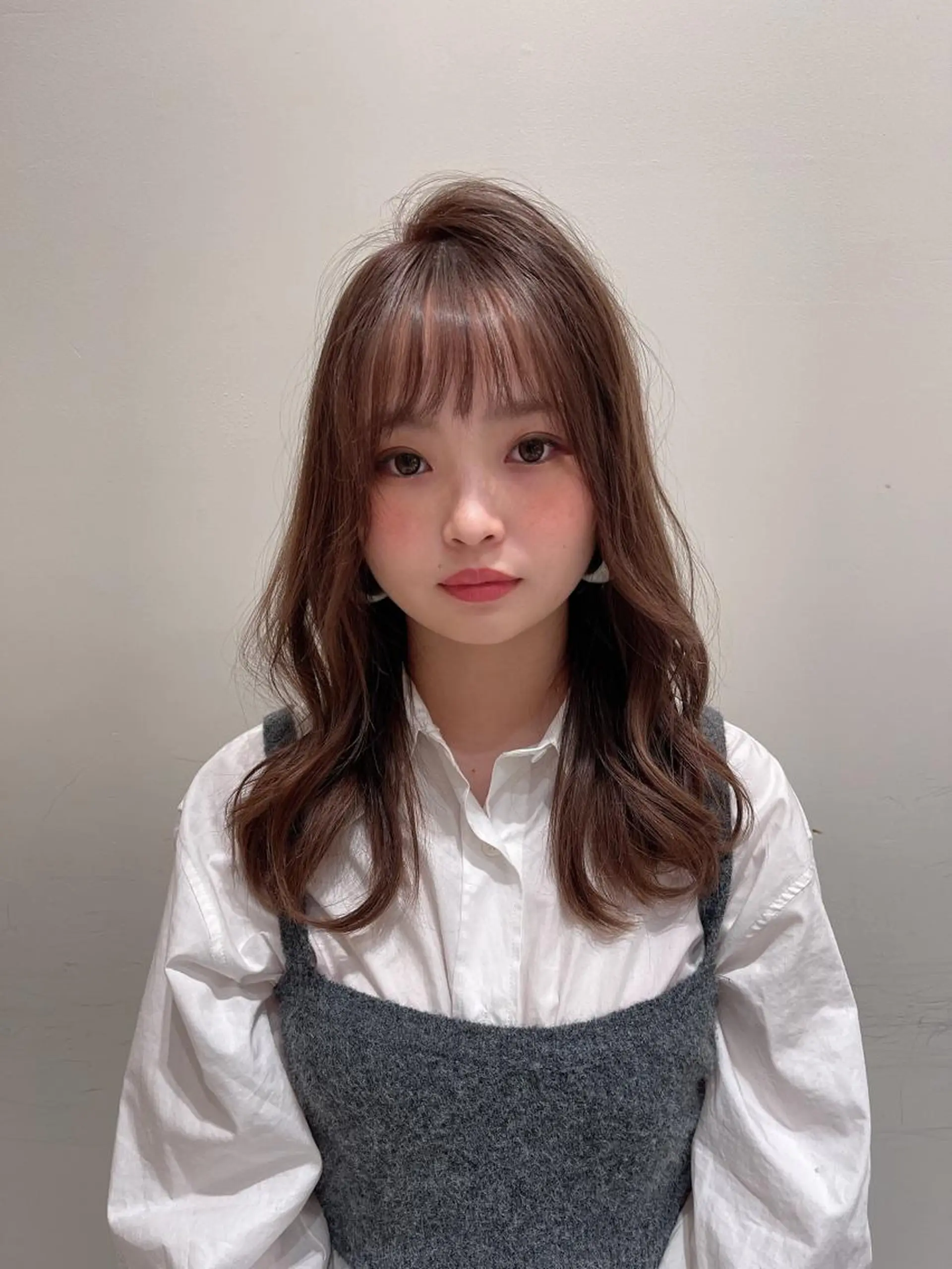 セミロング カラー ヘアカラー だいや/メンズパーマ メンズカット/名古屋のヘアスタイル