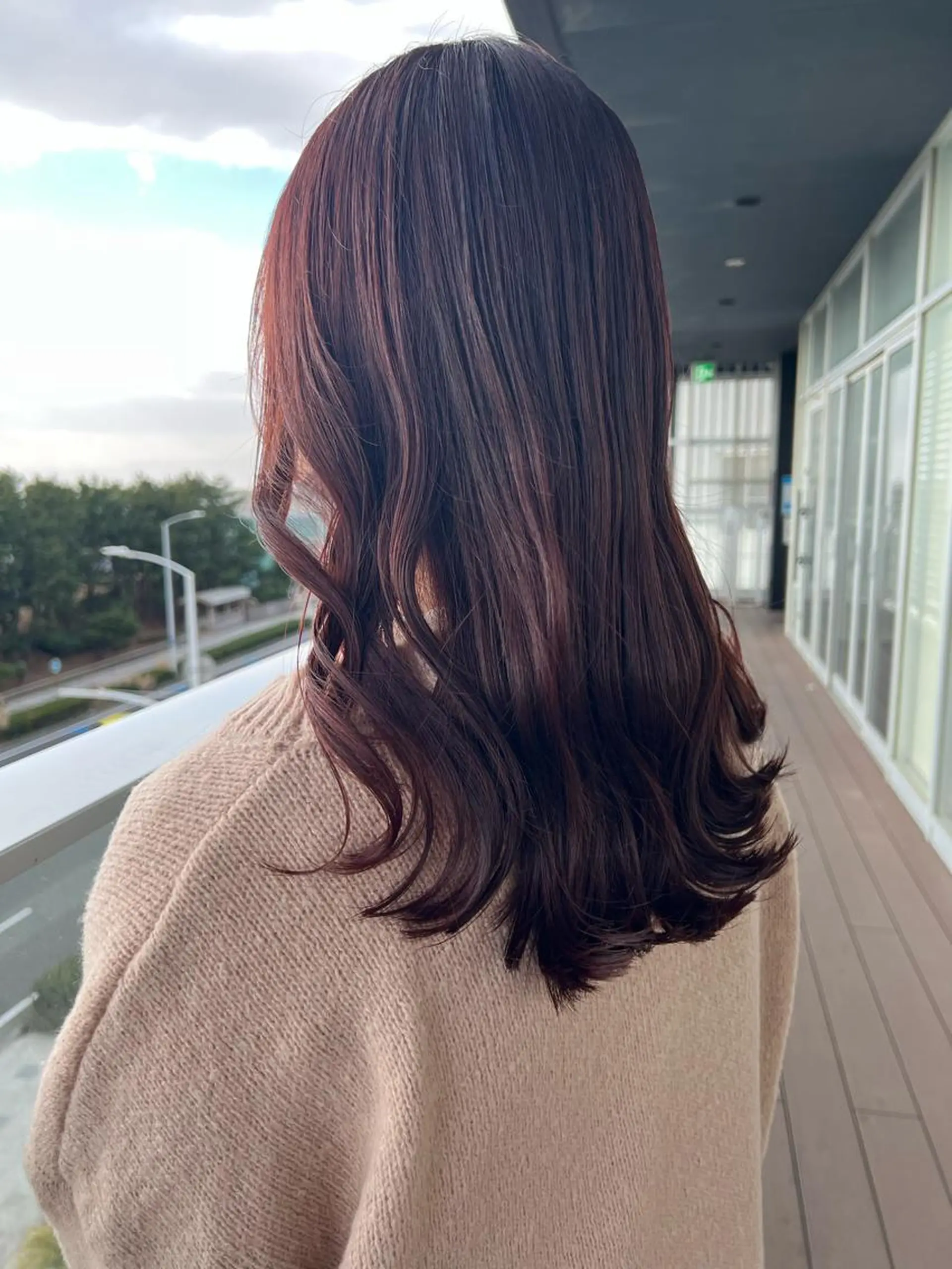セミロング カット ヘアカラー トリートメント 🌿大内雅斗 🌿韓国ヘアのヘアスタイル