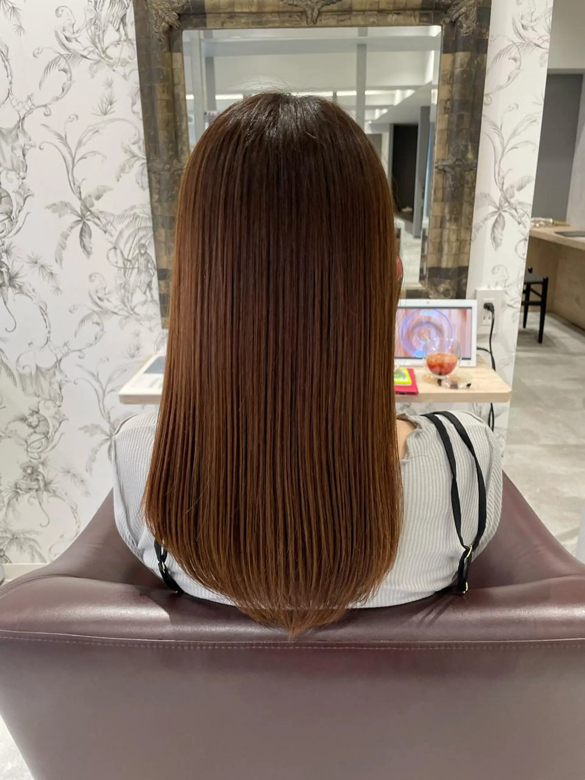 セミロング カット 縮毛矯正 トリートメント 髪質改善縮毛矯正 ◽️河野泰貴のヘアスタイル