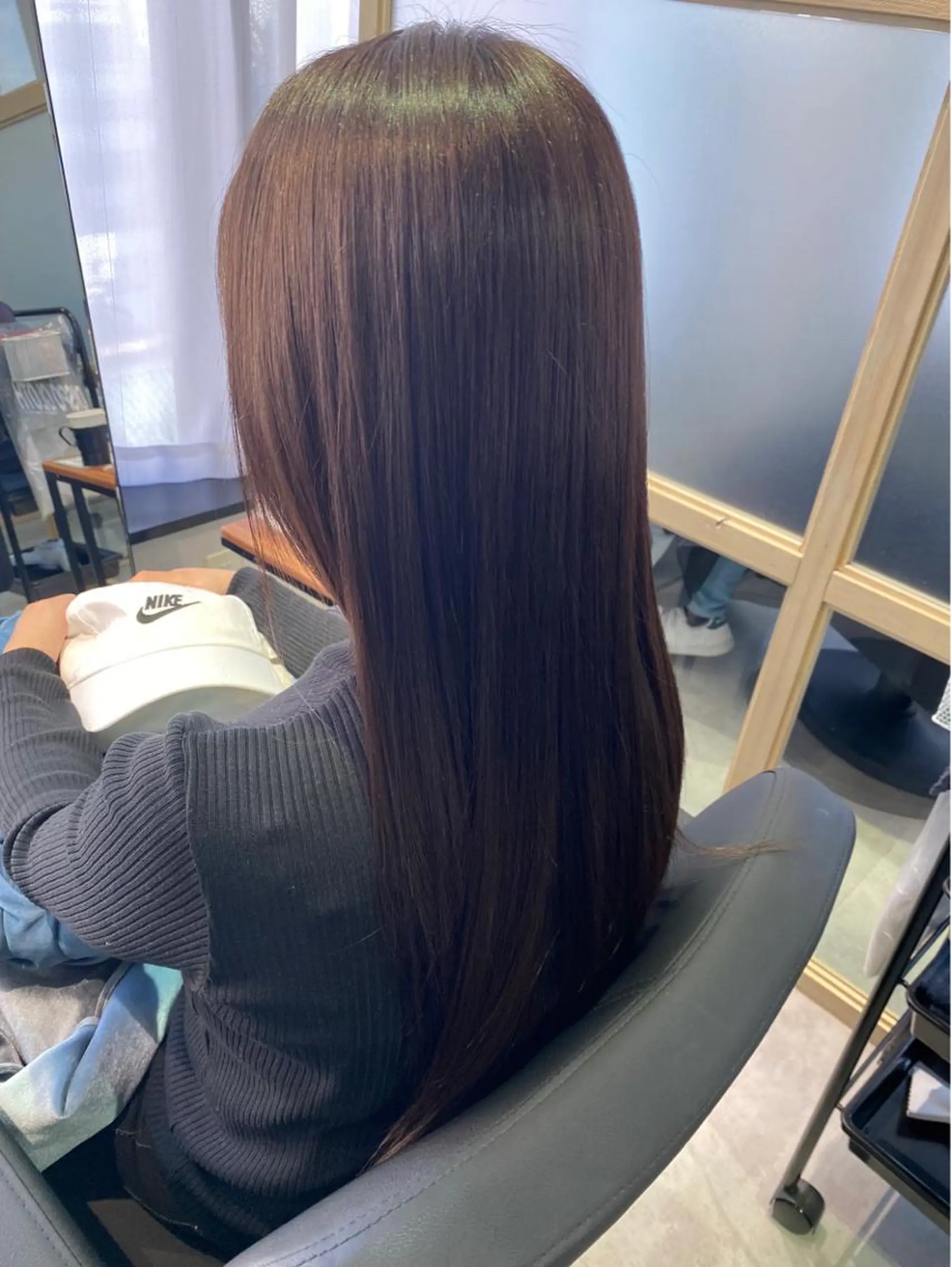 ロング カラー JOS所属・上野/エフェクトブリ ーチ✂︎touiのヘアスタイル