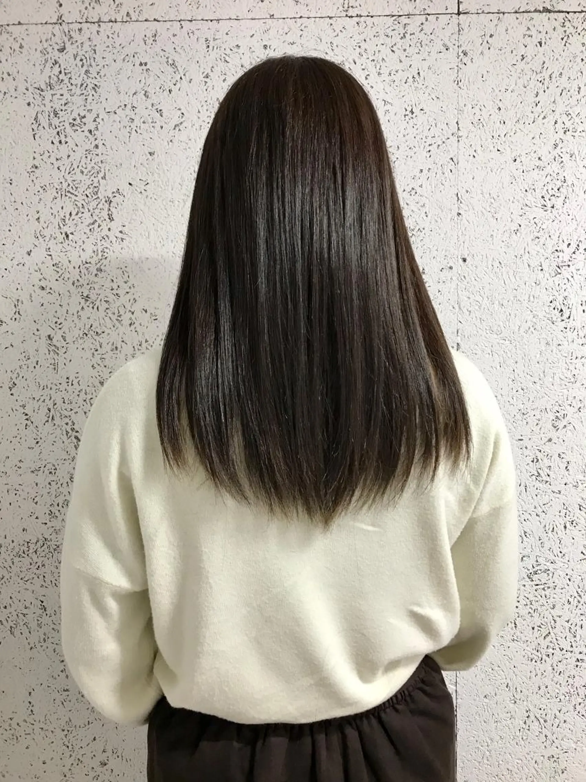 セミロング カラー パーマ カット 縮毛矯正 トリートメント KOOKI スティードトーキョーのヘアスタイル