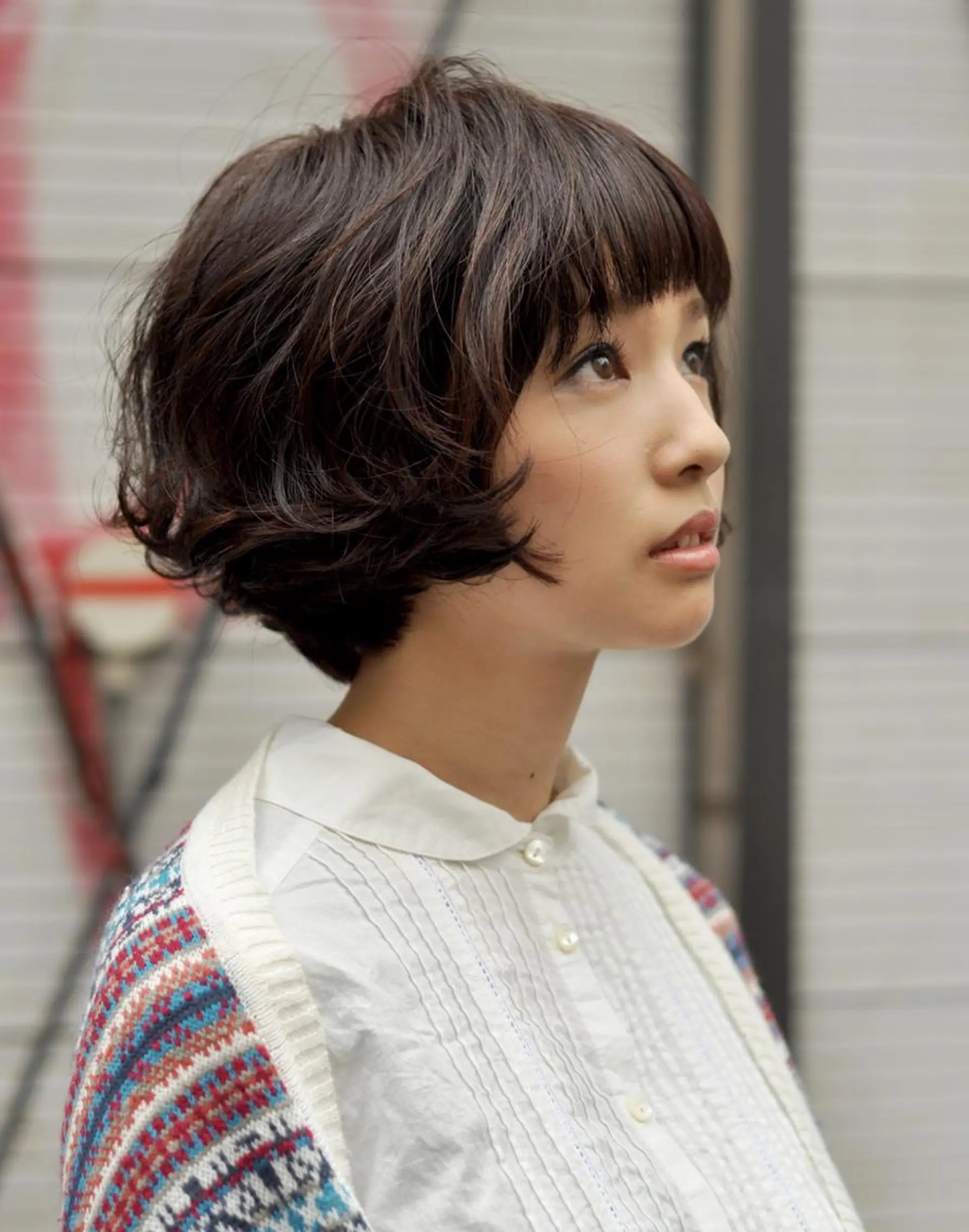 ショート ボブ カット 公庄　グジョウ 　隆　　タカシのヘアスタイル