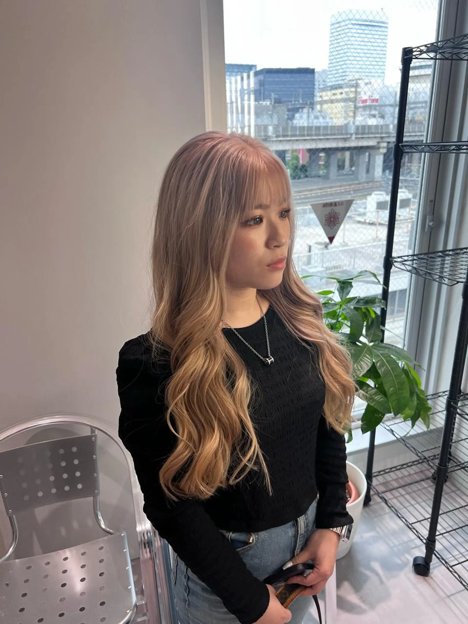 セミロング カラー KAITO メンズ特化美容師のヘアスタイル