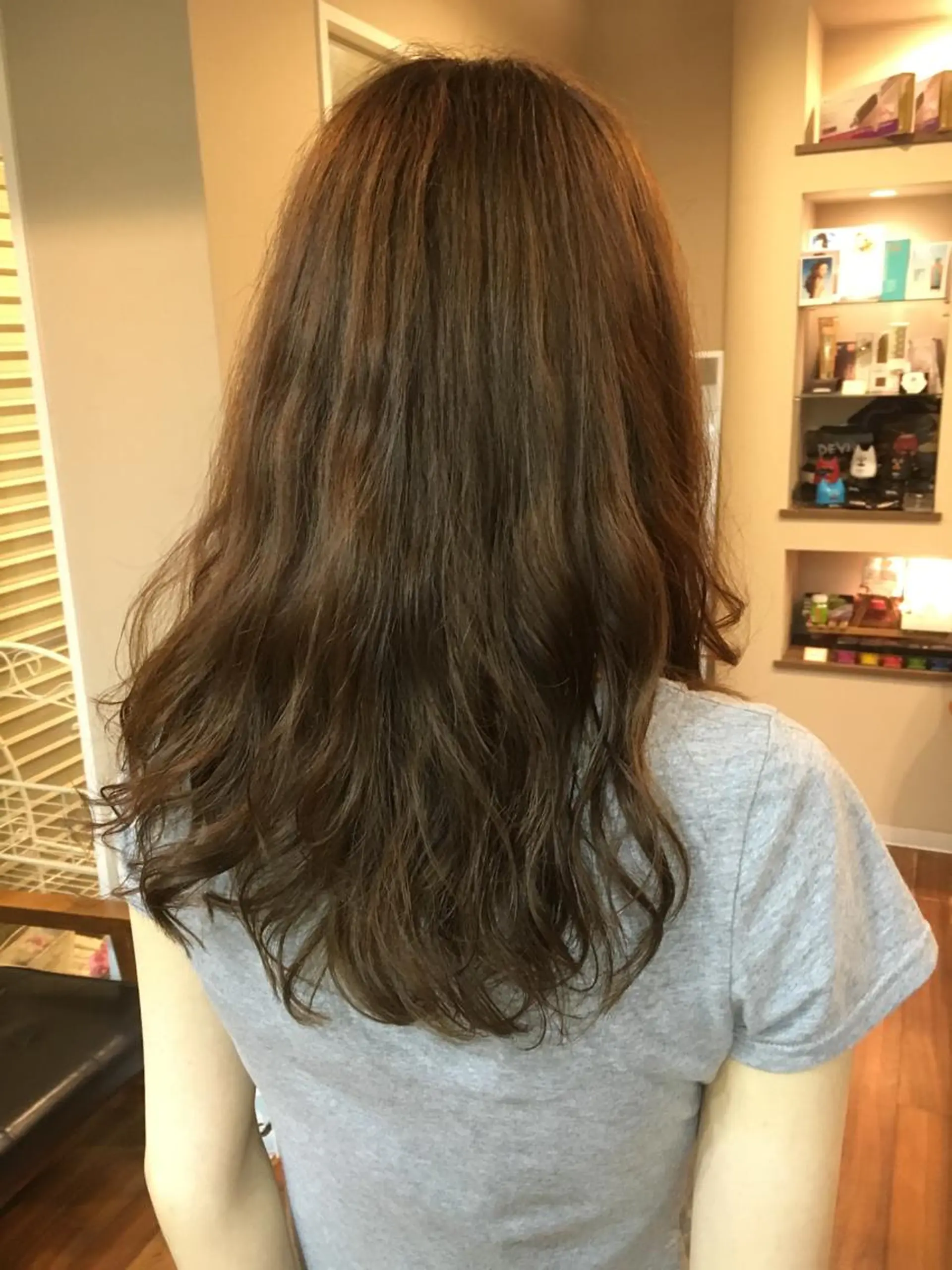 セミロング セミロングパーマ 東條 克義のヘアスタイル