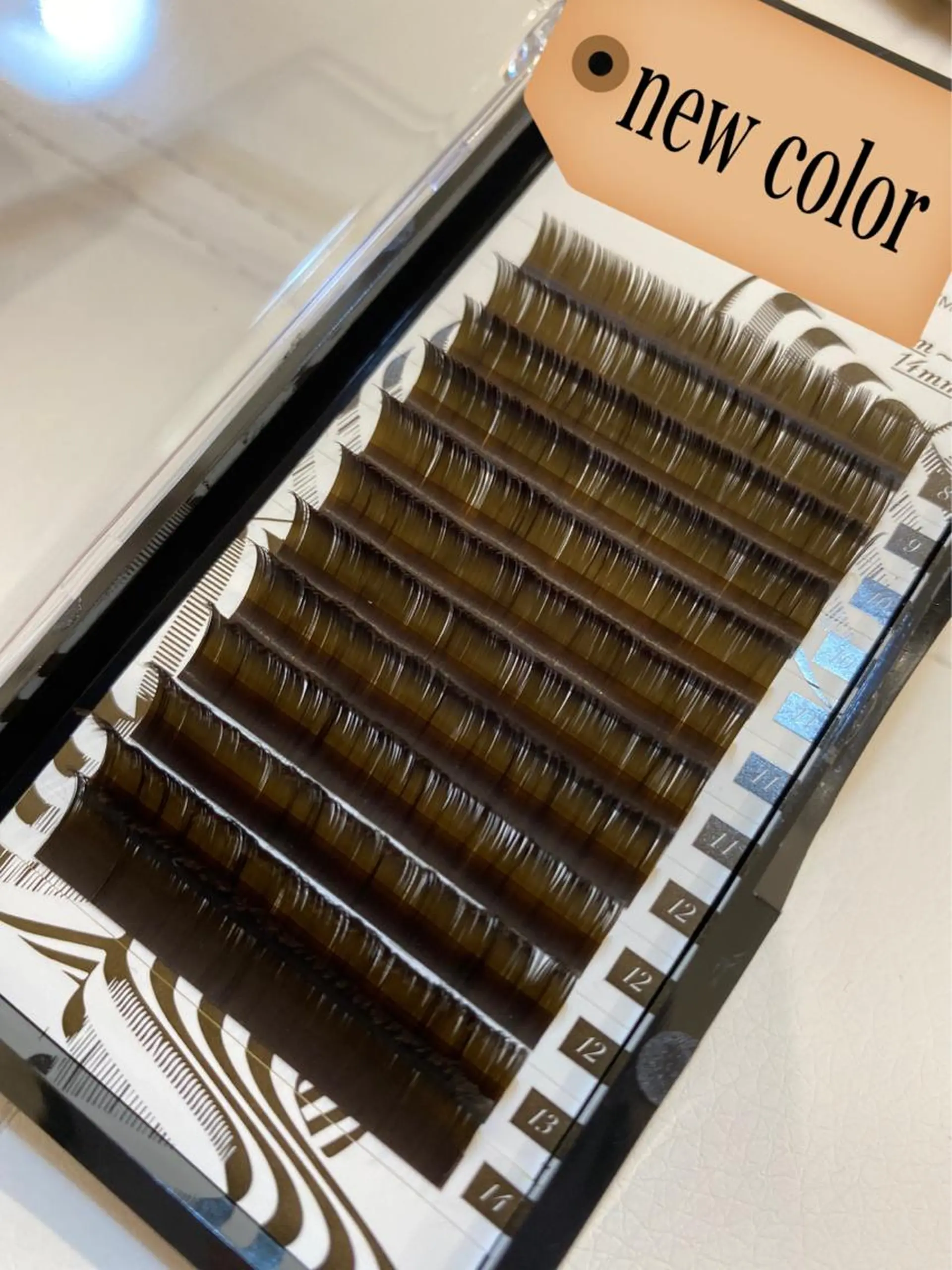 マツエク・マツパ カラーマツエク フラットラッシュ まつげパーマ セーブル 一重×まつ毛パーマ progress つくばのマツエク・マツパデザイン