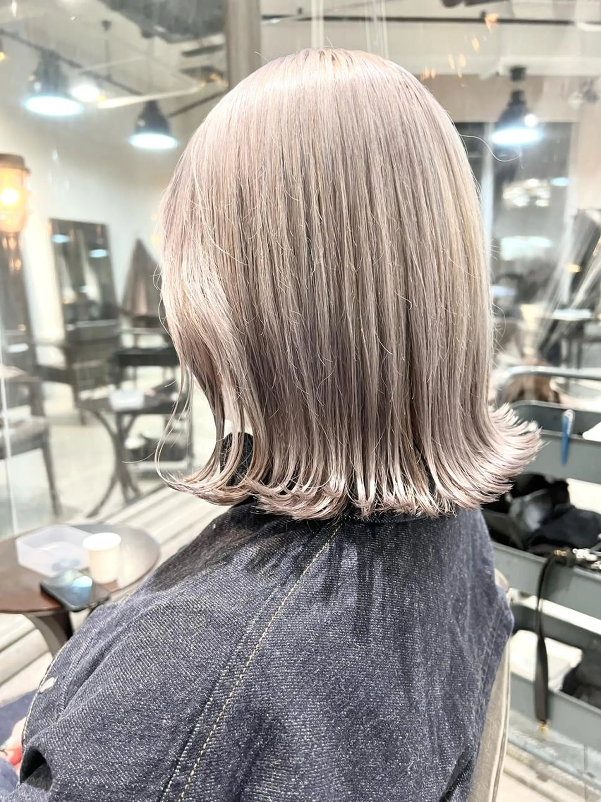 ミディアム カラー ヘアアレンジ ネイル ヘアカラー トリートメント ヘアセット 🌈インナーカラー ‘ショウマ’🌈のヘアスタイル