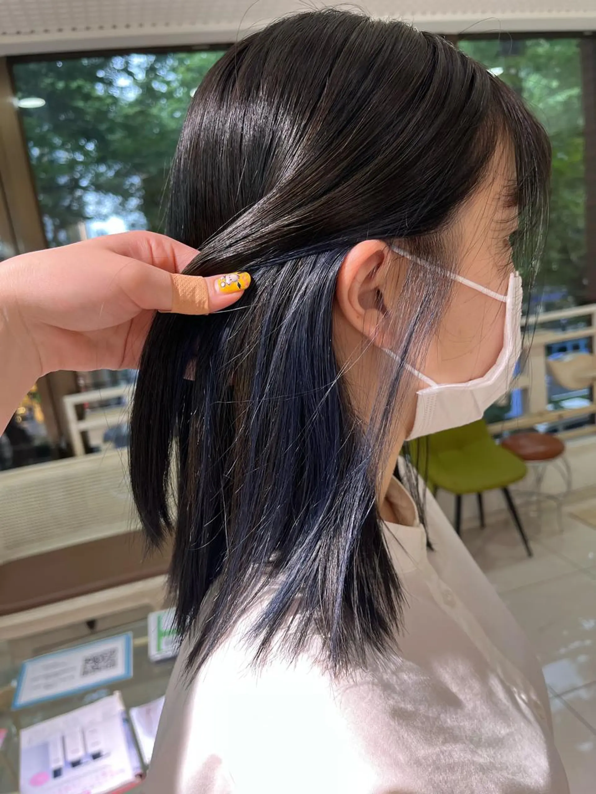 ミディアム カラー ブルーカラー ･˚✧すずね˚✧* lucia(ルチア)のマツエク・マツパデザイン