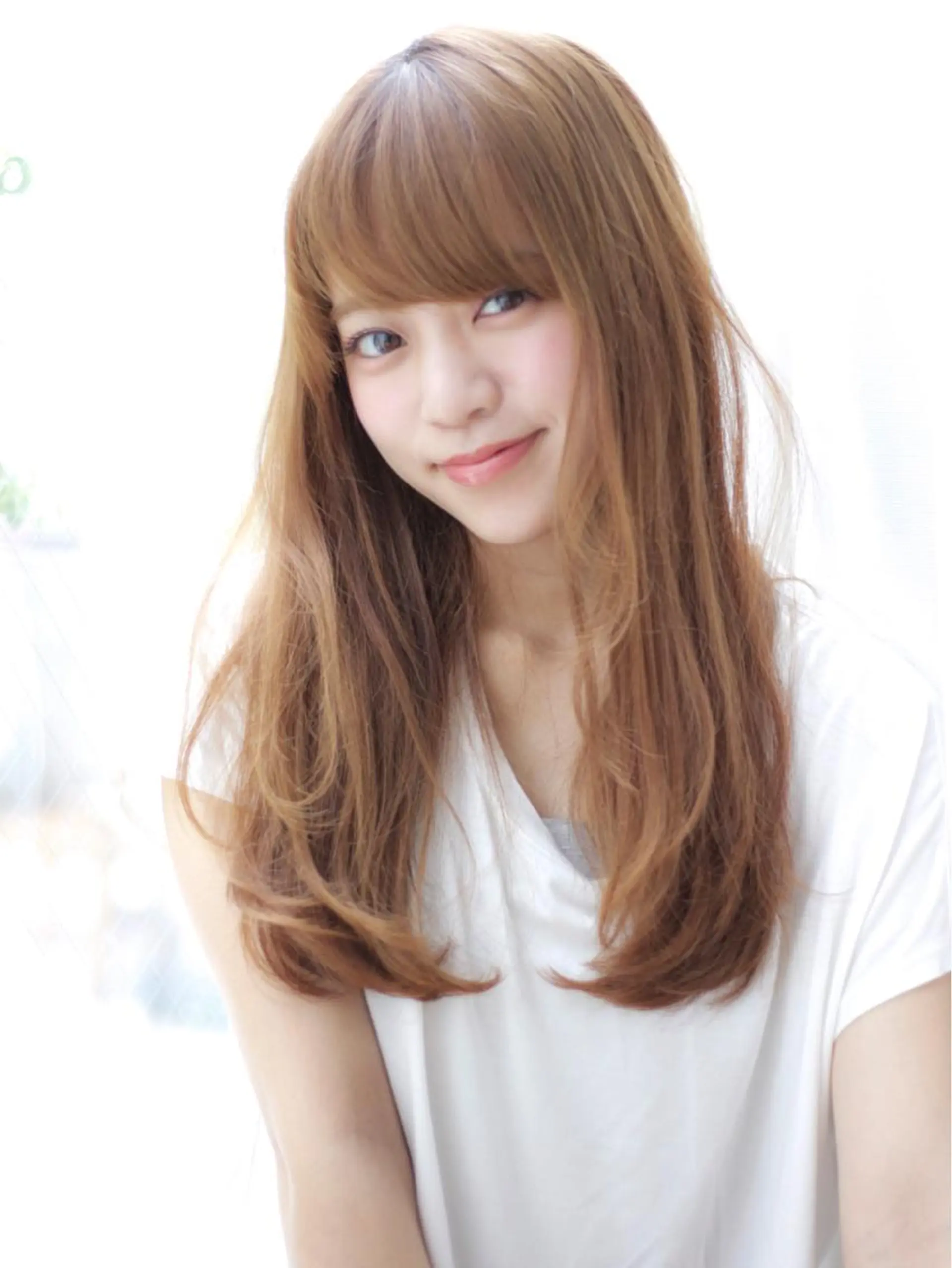 ロング カラー パーマ ヘアアレンジ ロング VIVIE【ヴィヴィ】所属・髪質改善/韓国風 レイヤー/田村祐樹のヘアスタイル