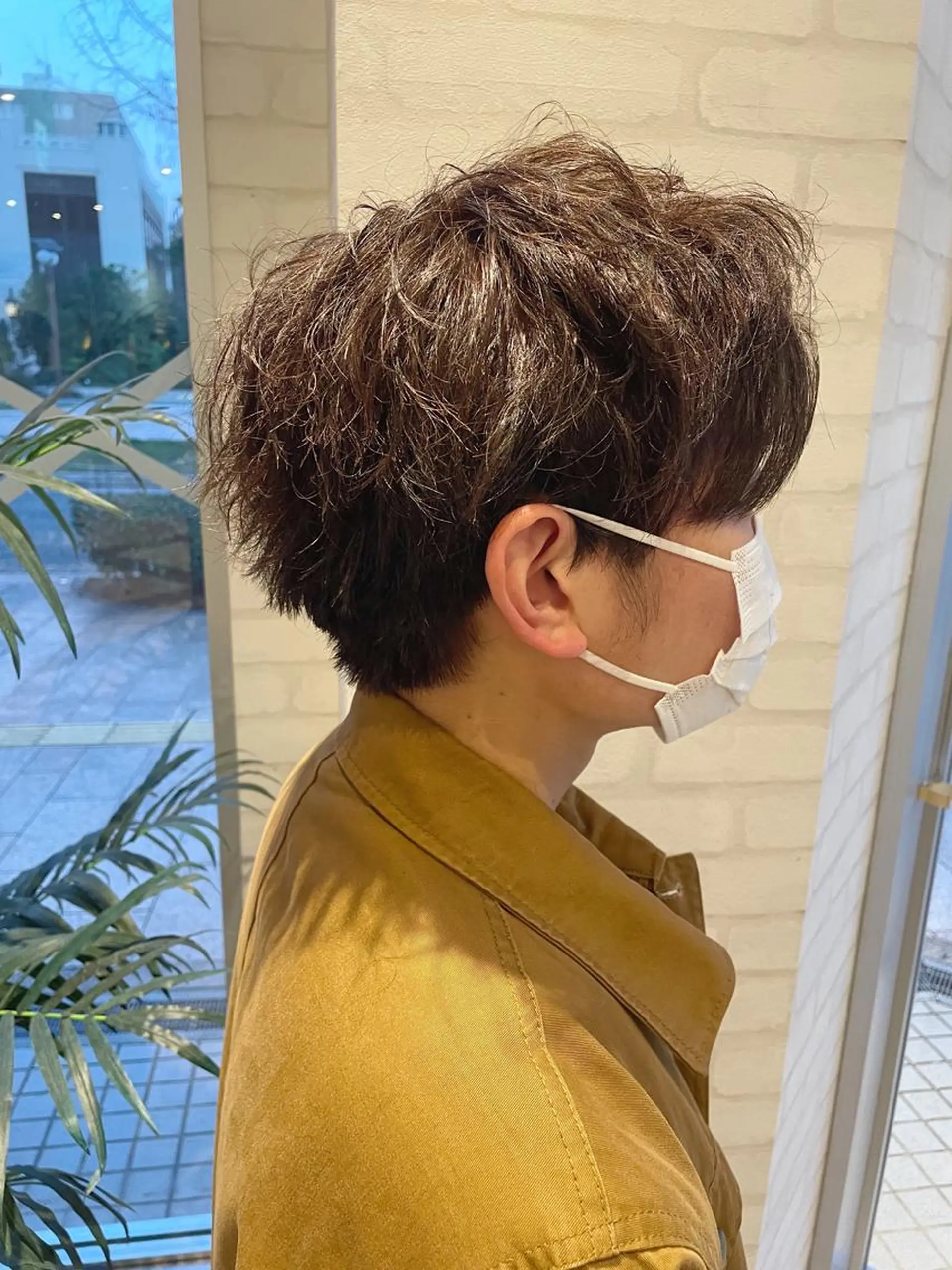 パーマ メンズ ケアブリーチ /髪質 改善/古橋圭史郎のヘアスタイル