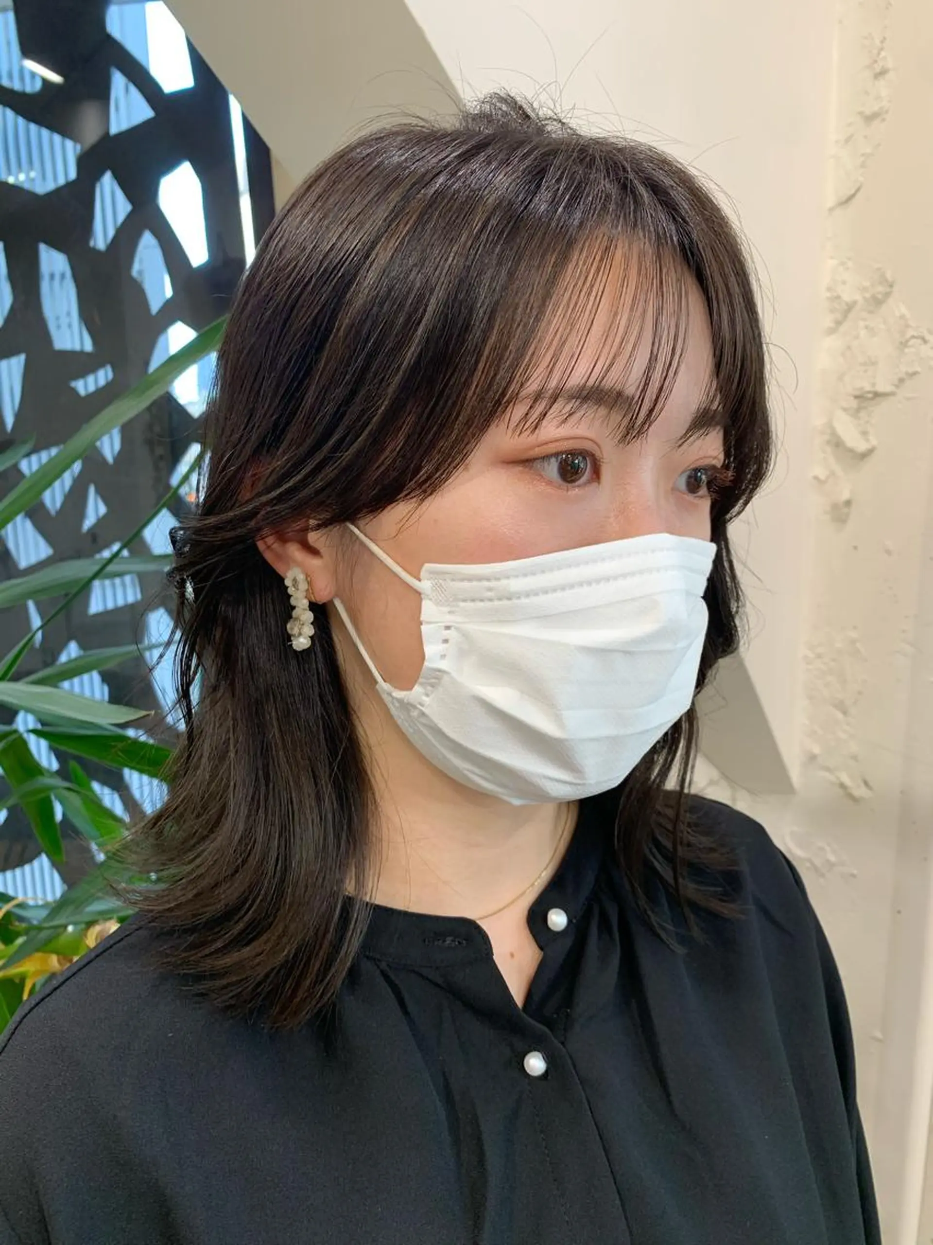 ミディアム カラー くびれヘア 韓国風ヘア カット ヘッドスパ of hair所属・☀️朝５分で決まる ショート/廣瀬隆志のヘアスタイル