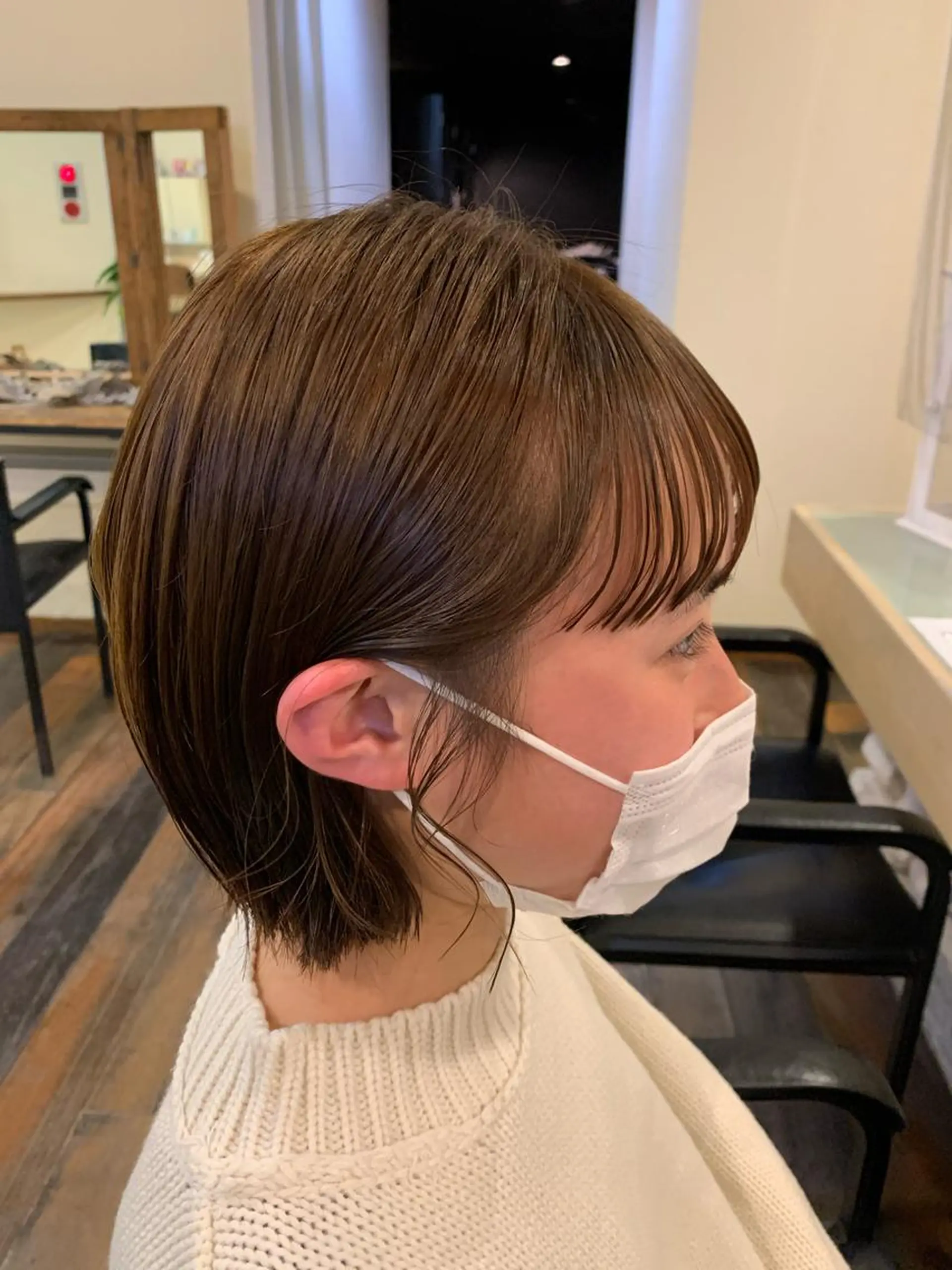 ショート カラー 梶原 真帆のヘアスタイル