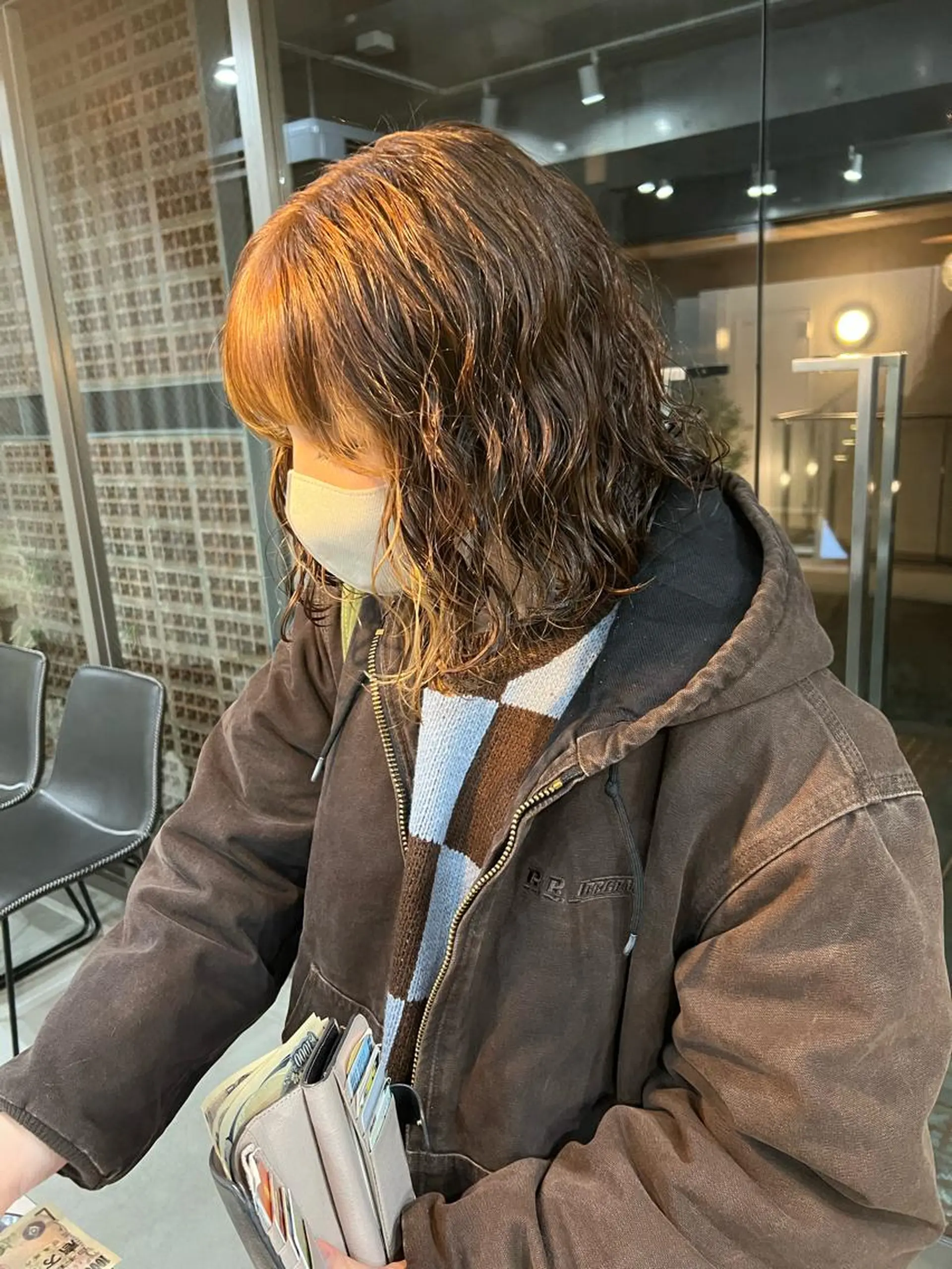 ショート パーマ ボブパーマコテ巻き風 パーマNo1深江秀平のヘアスタイル