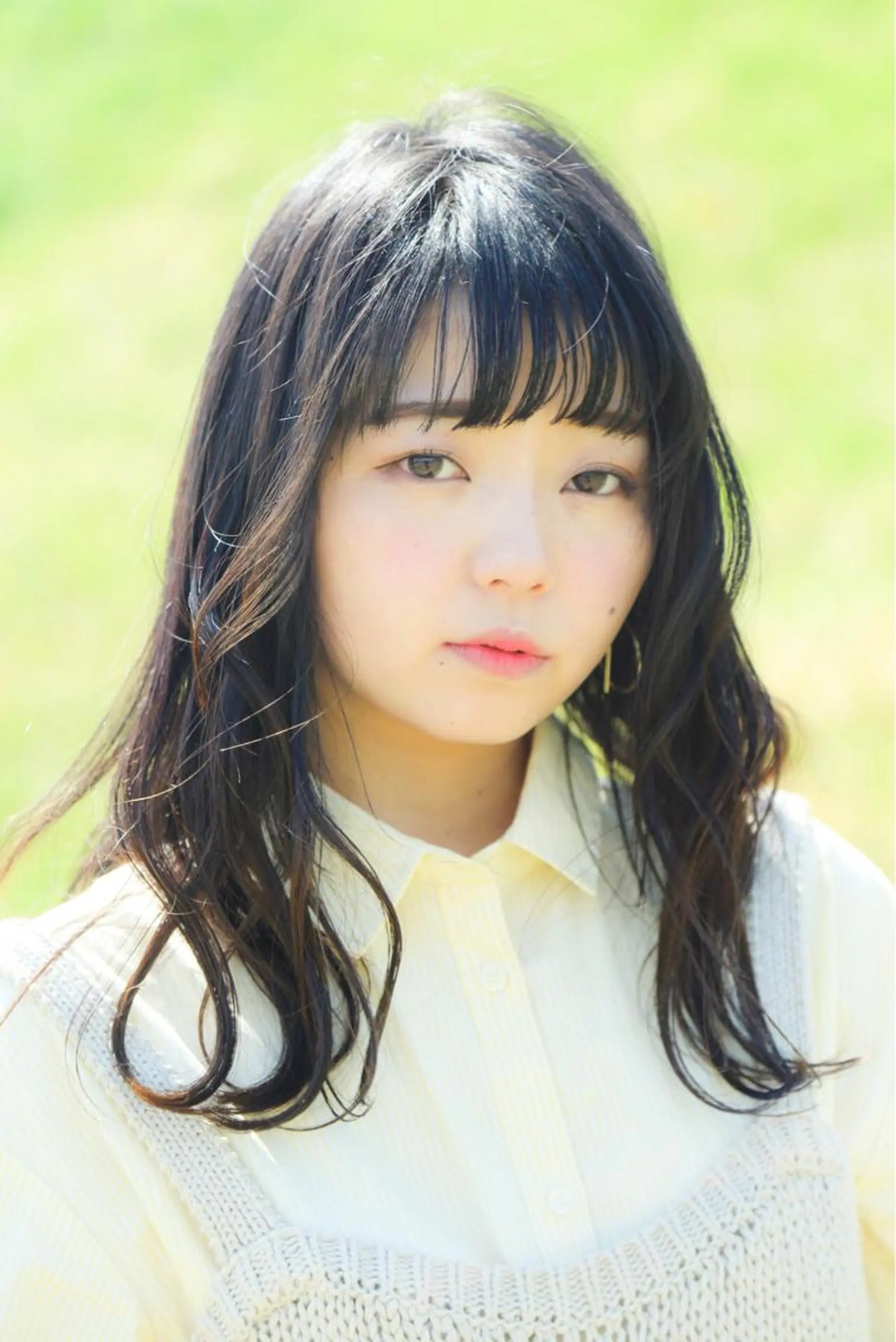 ロング TAI透明カラー 柔らかい縮毛矯正のヘアスタイル