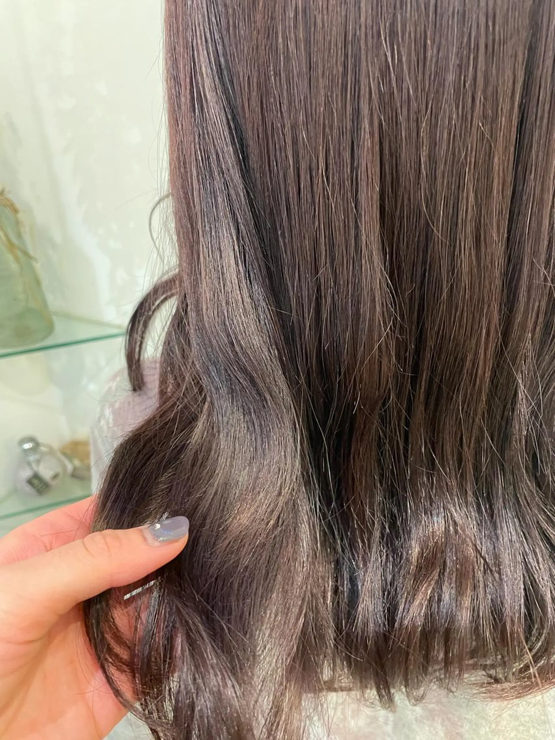 カラー 髪質改善カラー🤍 エクステ✨君島由実子のヘアスタイル