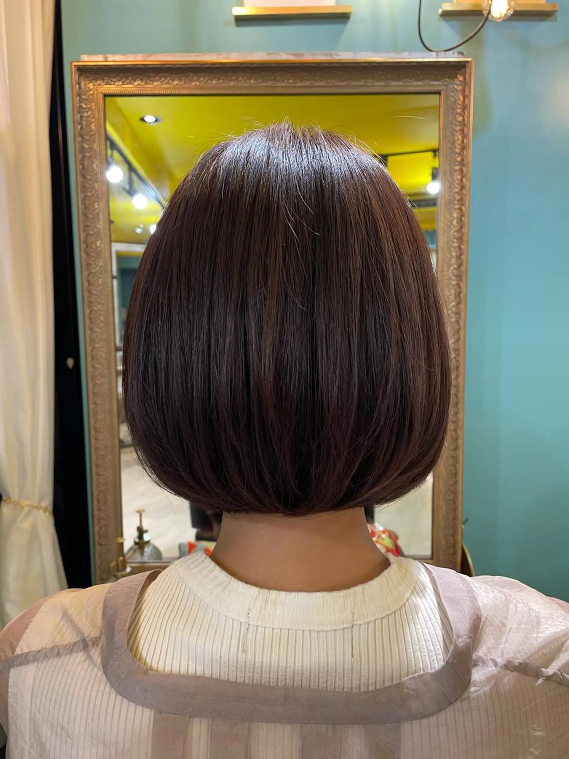 ショート アッシュ アッシュグレー アッシュグレージュ 末石 智のヘアスタイル