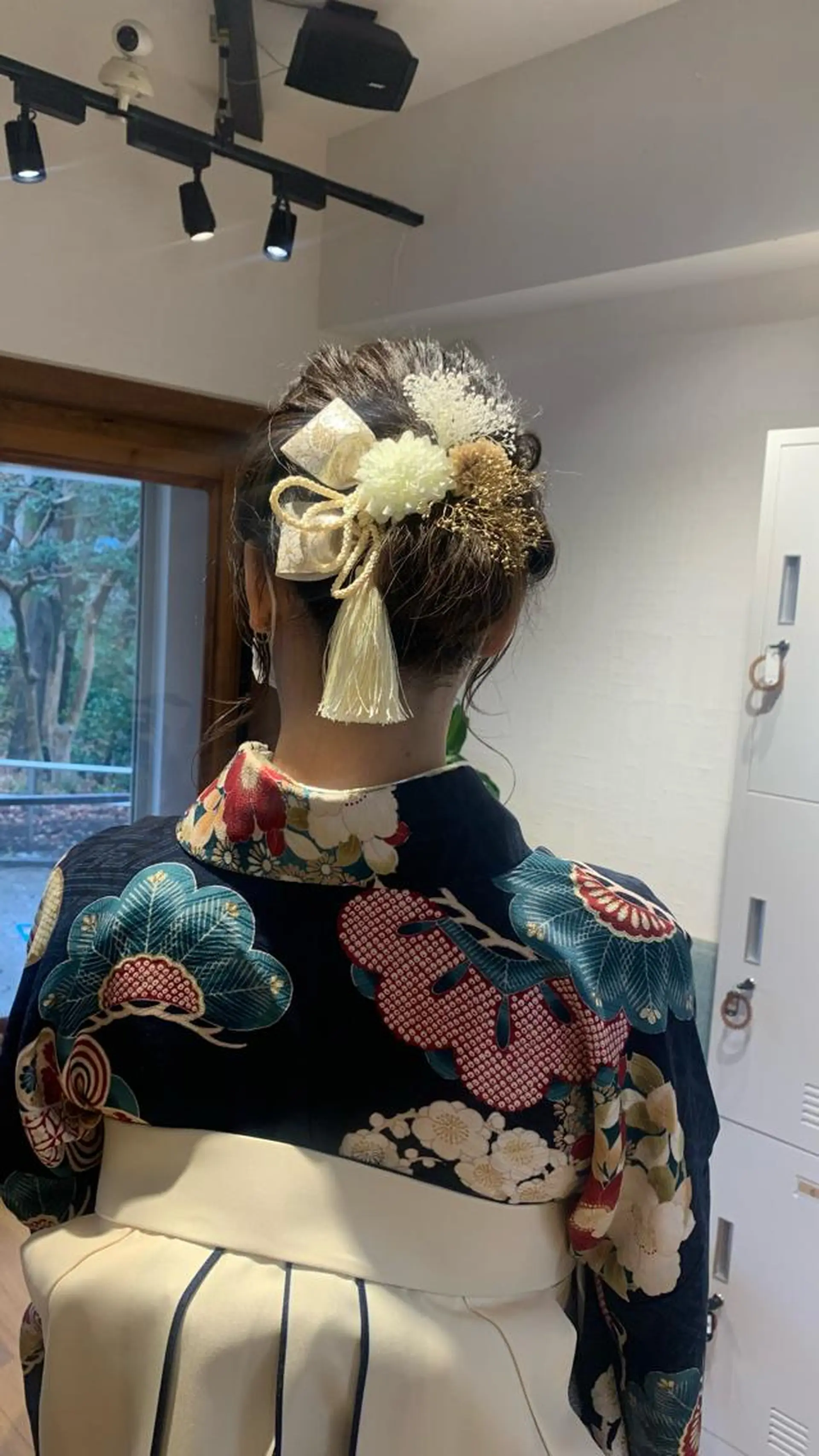 ヘアアレンジ 着付け ショート🌼パーマ 本間正子のヘアスタイル