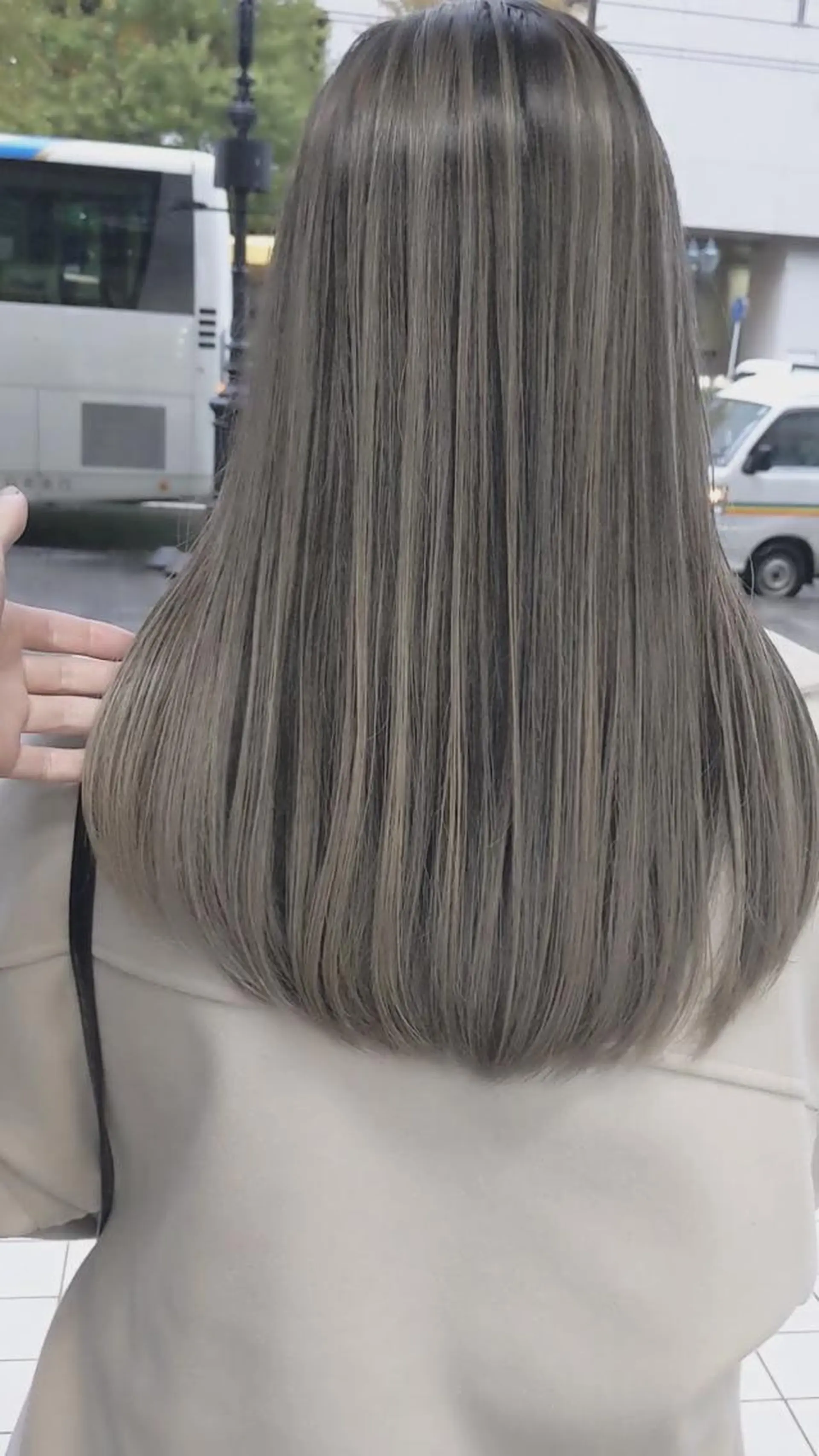 ロング カラー 外国人風カラー カット ヘアカラー トリートメント さいとう つかさのヘアスタイル