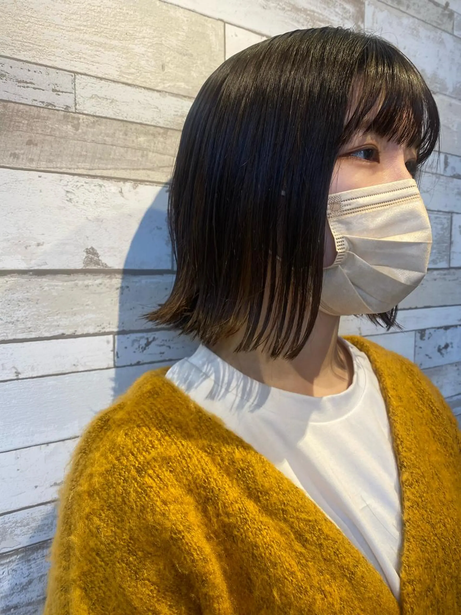 ショート 切りっぱなしボブ ボブ 外ハネヘア カット 波巻き/メンズ/ ショート/☆いとみなのヘアスタイル