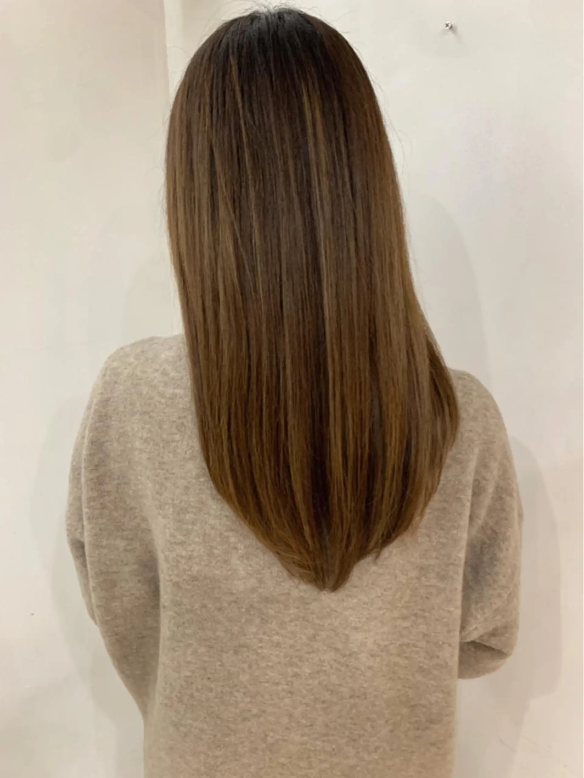 セミロング 縮毛矯正 トリートメント 京都大人女性ショート 徒歩1分/秋山のヘアスタイル