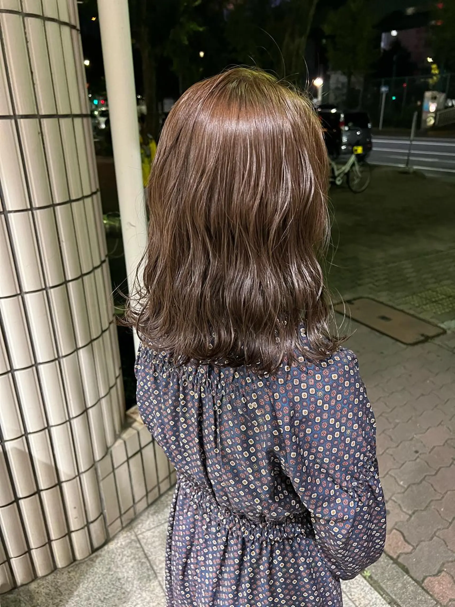 ミディアム カラー 舟橋耀/ブリーチカラ ー/レイヤーカットのヘアスタイル