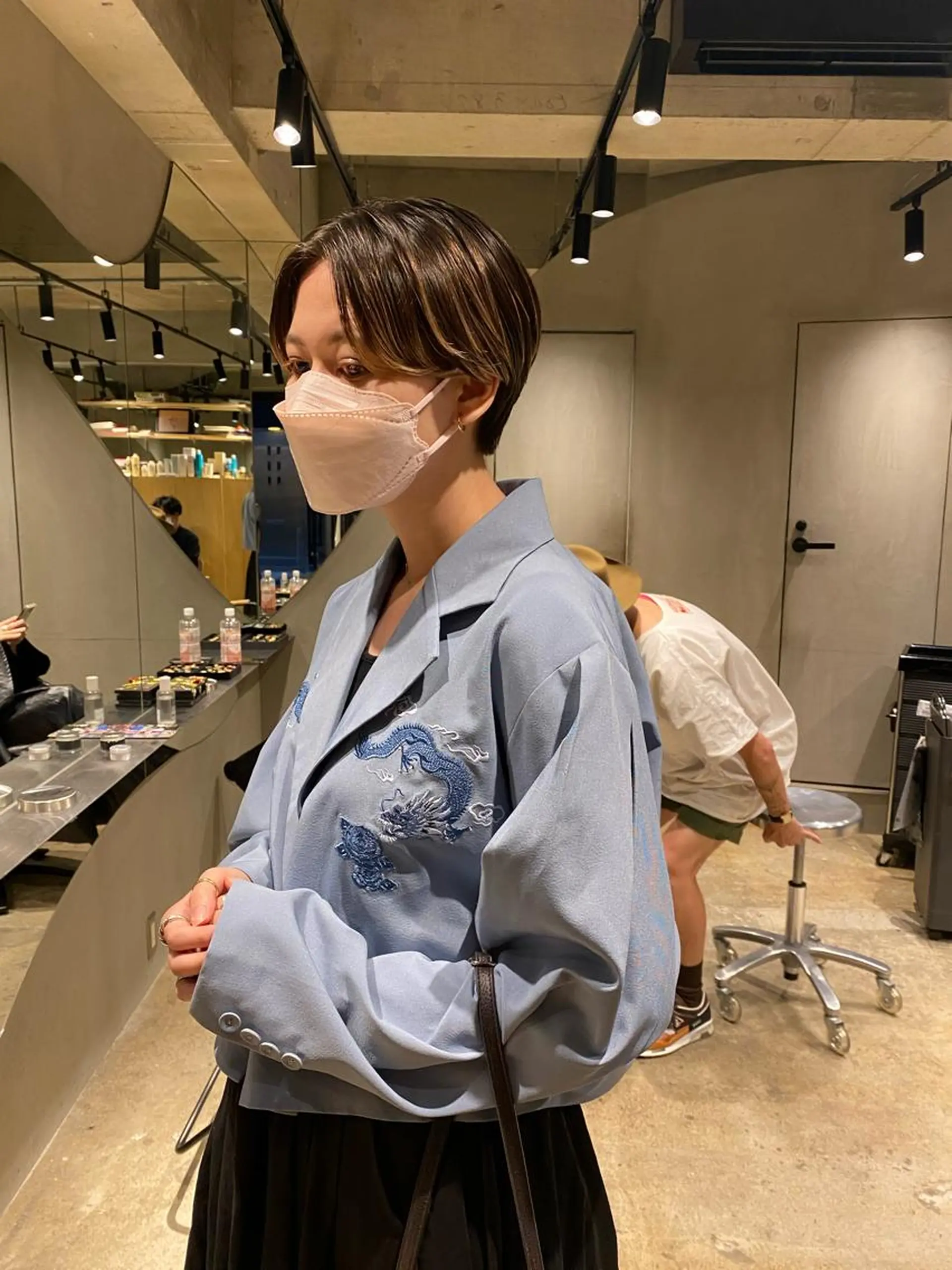 ショート カラー ハンサムショート ショートヘア カット hemm,hemm.所属・ミク／ 北参道／ショートのヘアスタイル