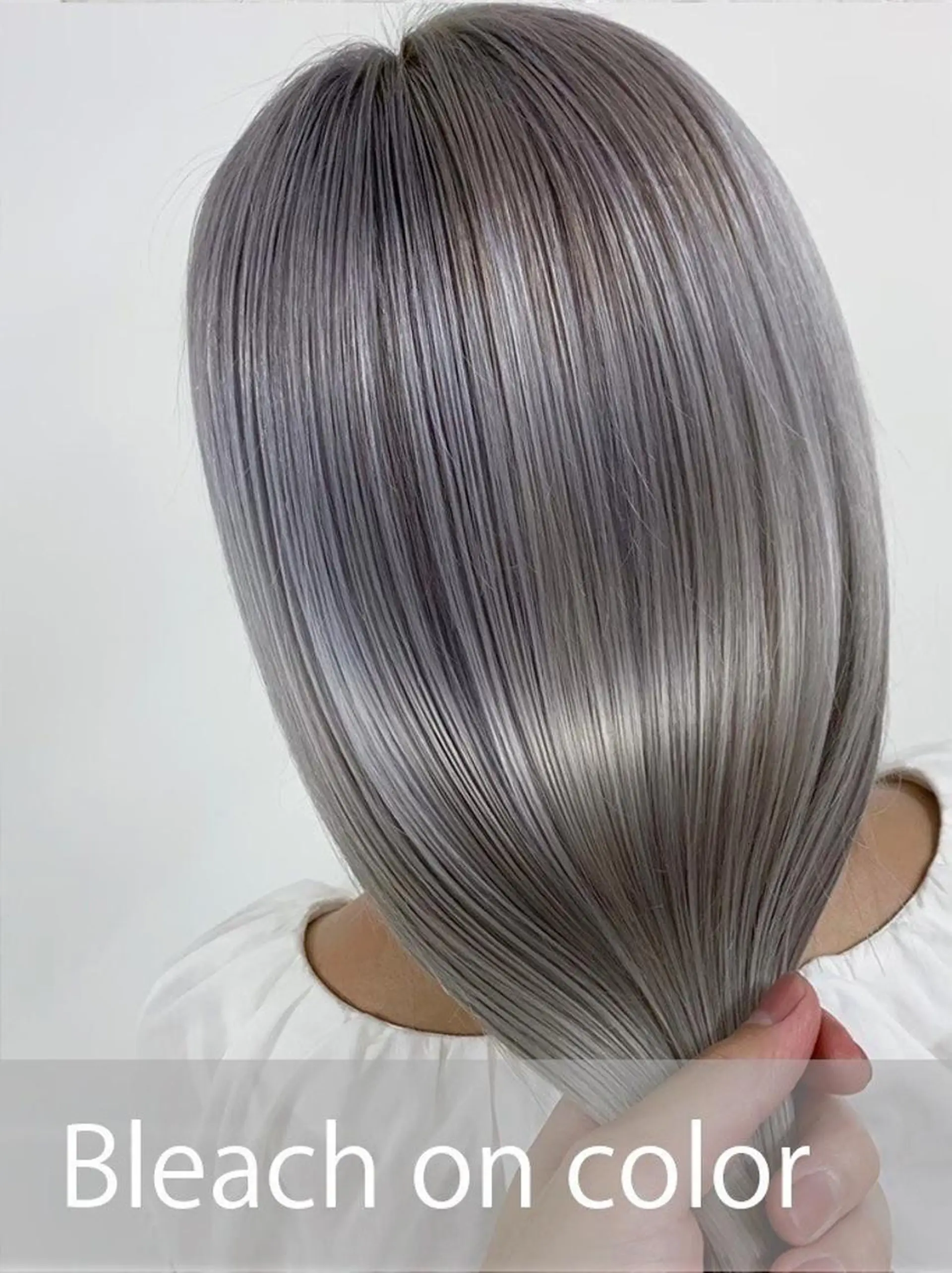 セミロング カラー PEQSS HAIRのヘアスタイル