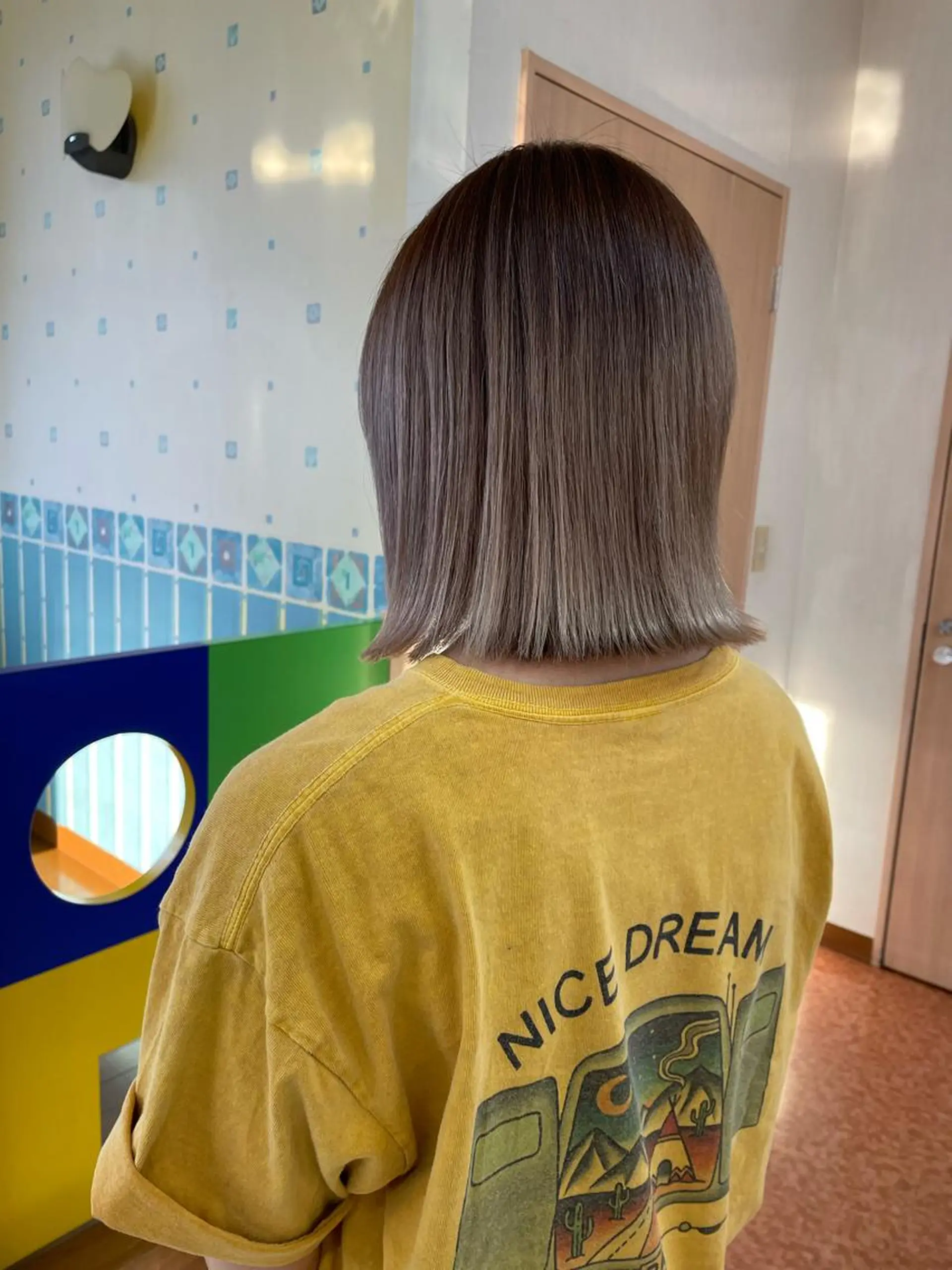 ショート 切りっぱなしボブ ボブ yui .のヘアスタイル