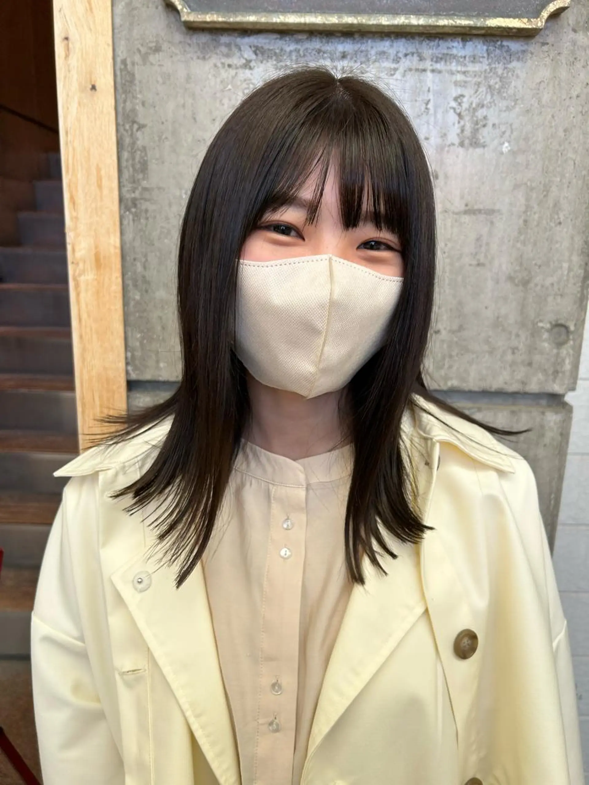 カラー ベージュカラー 透明感カラー オリーブベージュ SHICUNE /ミホのヘアスタイル