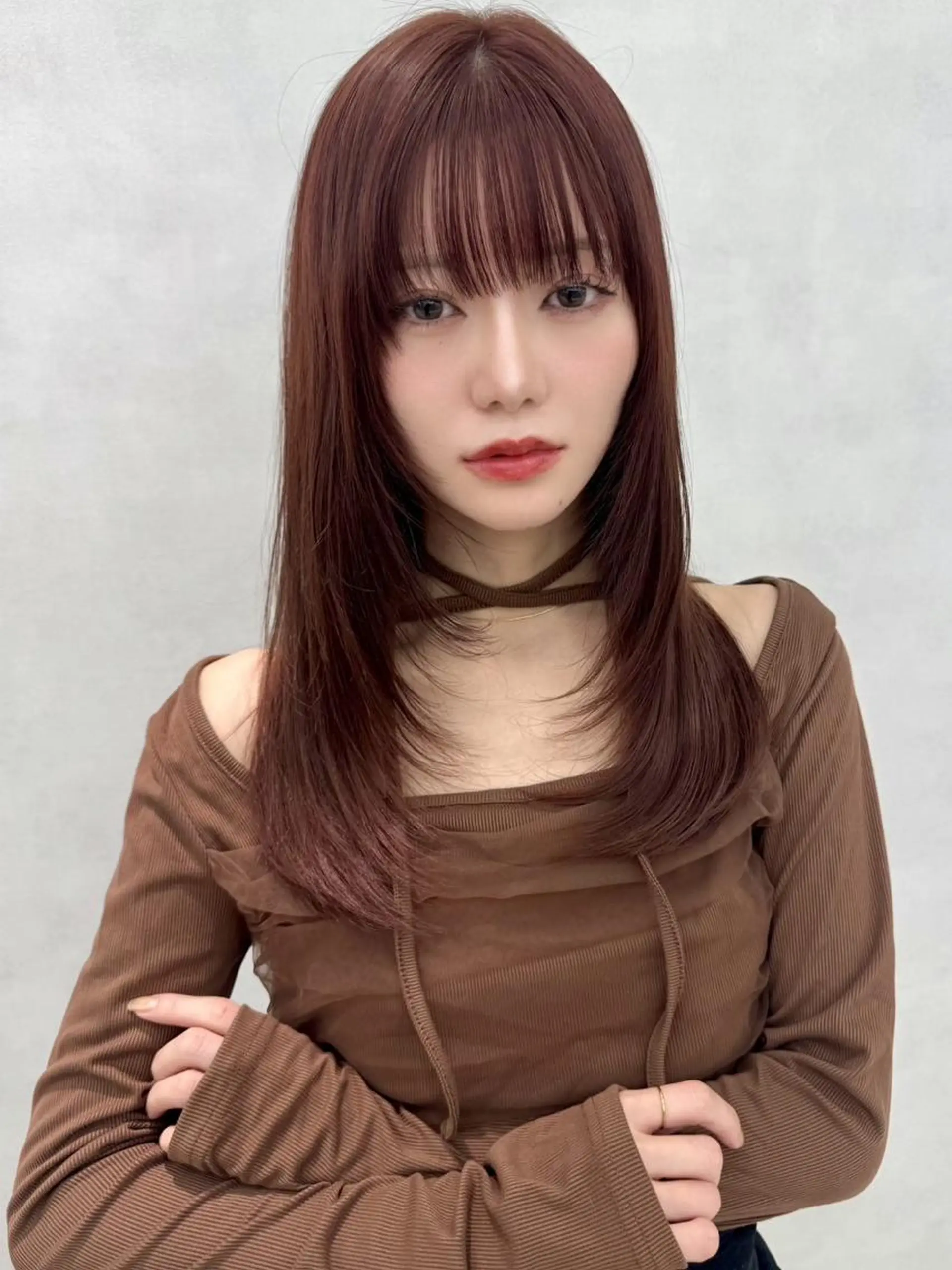 ロング カット ヘアカラー 🧸ショートカット 🤎店長anju🪽のヘアスタイル