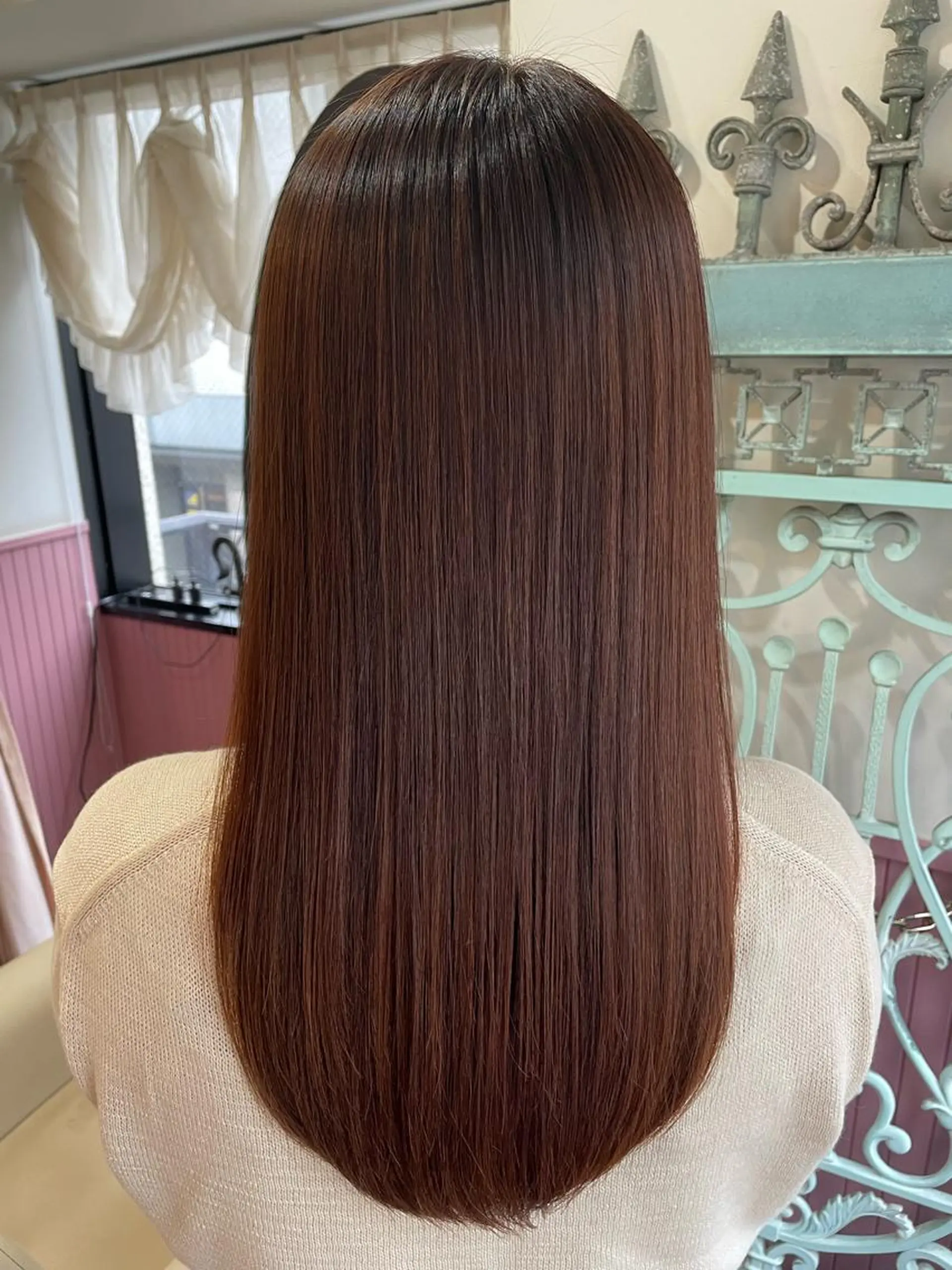 ロング カラー パーマ ヘアアレンジ メンズ 表参道Lise おおいしおりのヘアスタイル