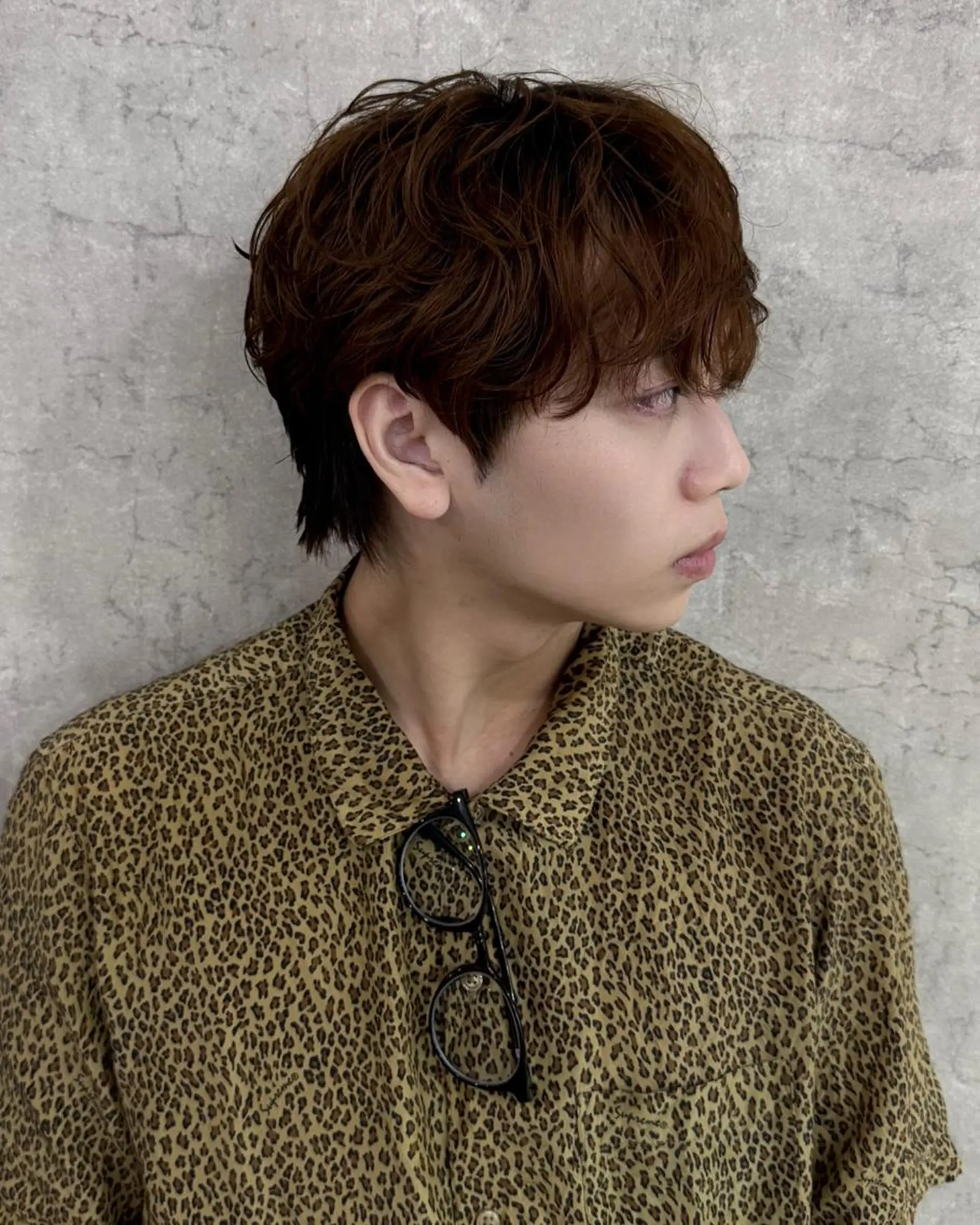 ミディアム ミディアムパーマ 韓国風ヘア カット パーマ トリートメント ヘアセット Men's Eir Kodamaのヘアスタイル