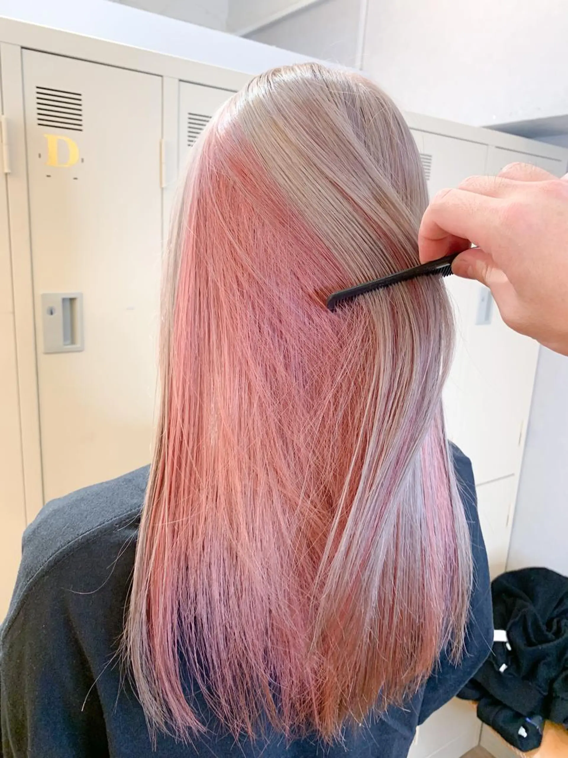 ロング カラー ベージュカラー ピンクカラー カット ヘアカラー 🌈 DAIKI 🌈のヘアスタイル